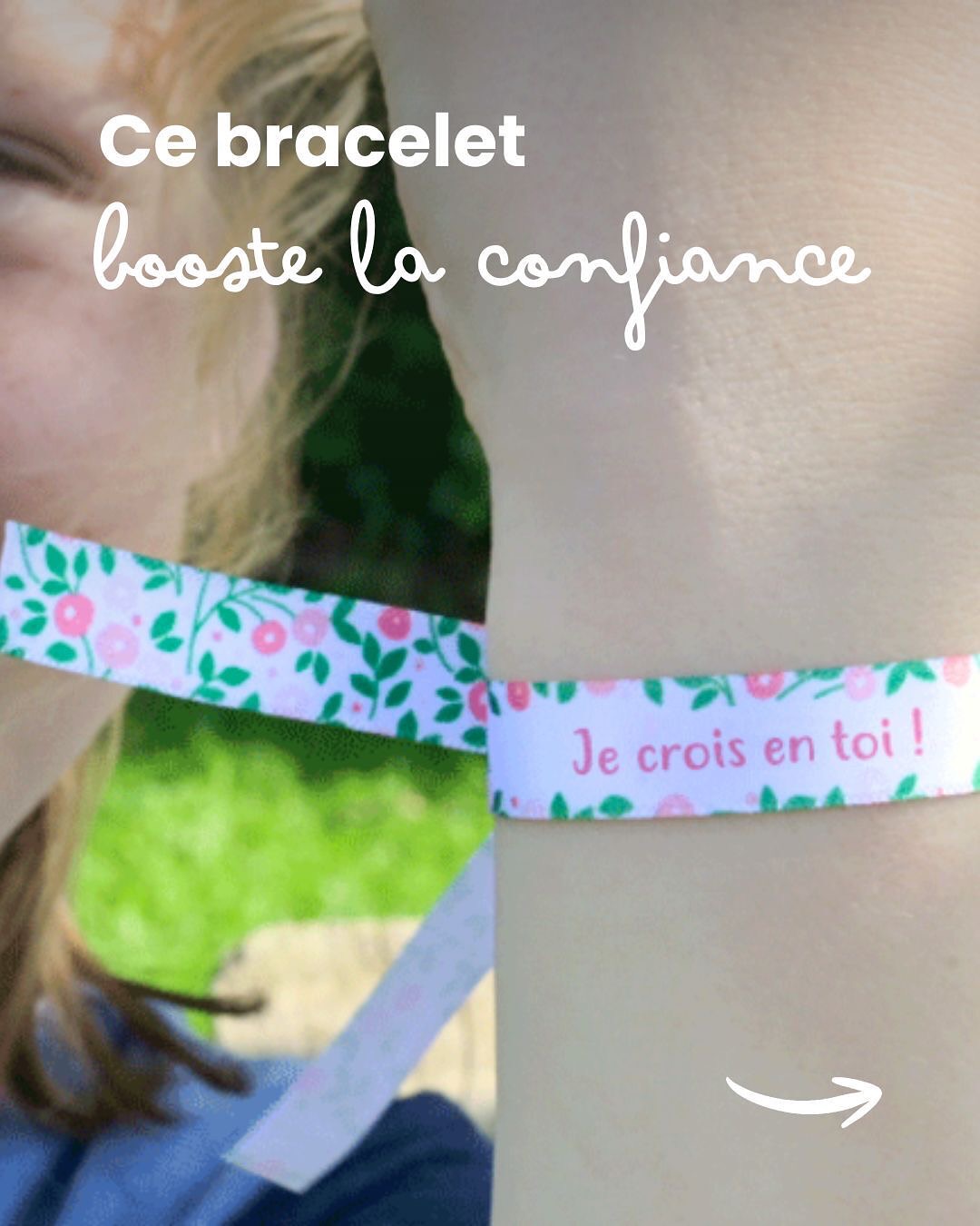 A-qui-S Facebook ad: Notre bracelet A-qui-Lie
