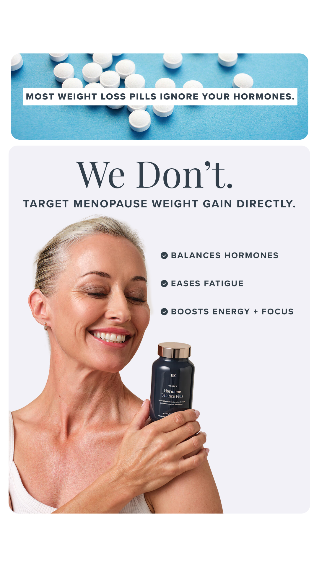 MyPause Health Facebook ad