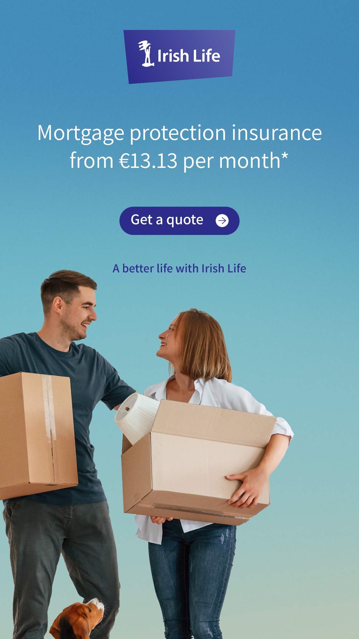 Irish Life Facebook ad from Mar 6, 2026