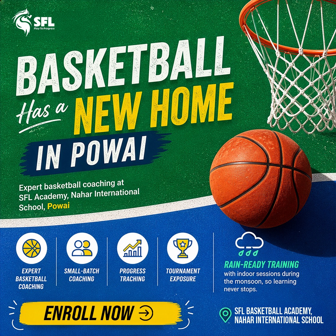 Sports For Life Facebook ad: Basketball Coaching in Powai