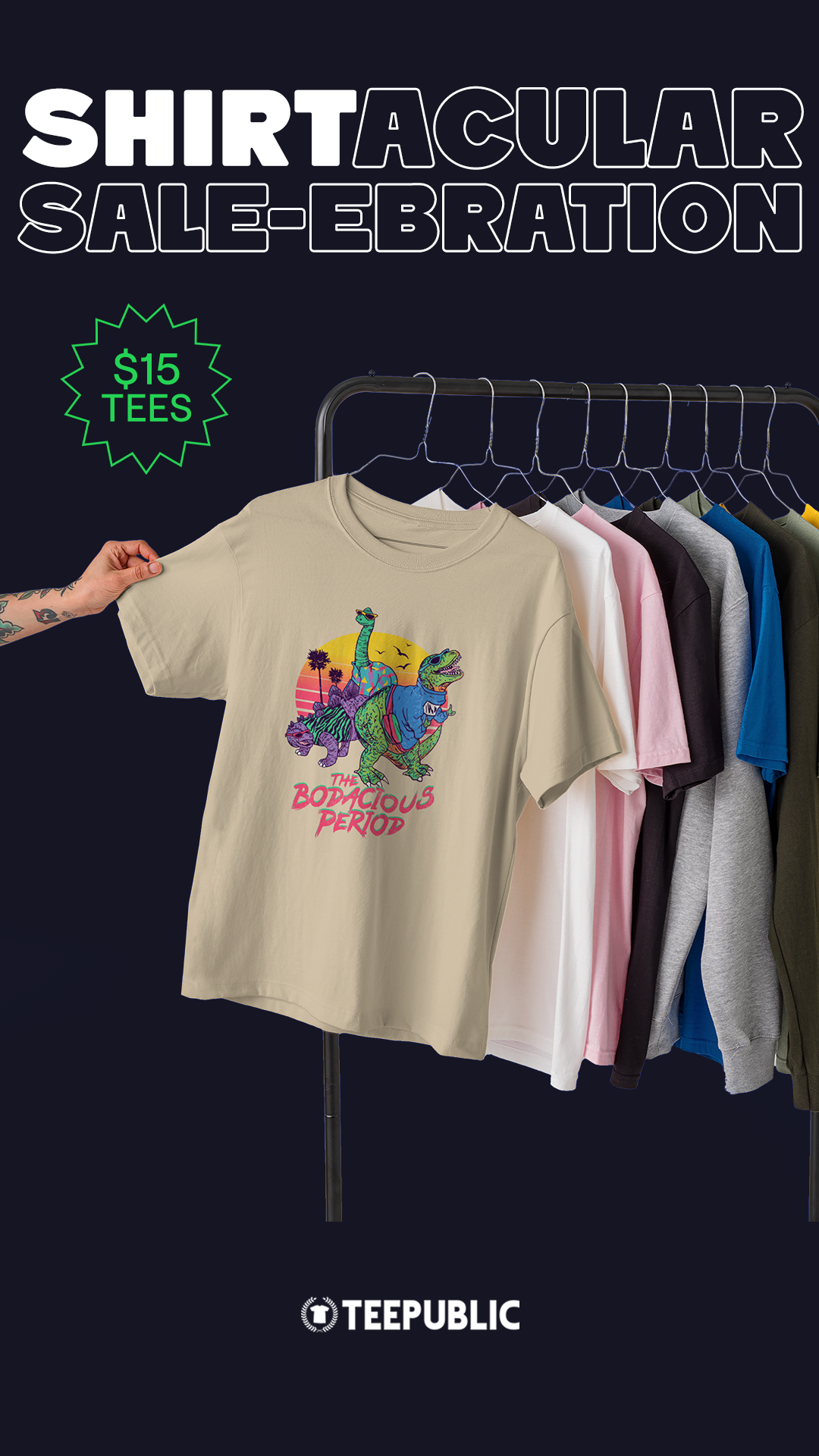 TeePublic.com Facebook ad