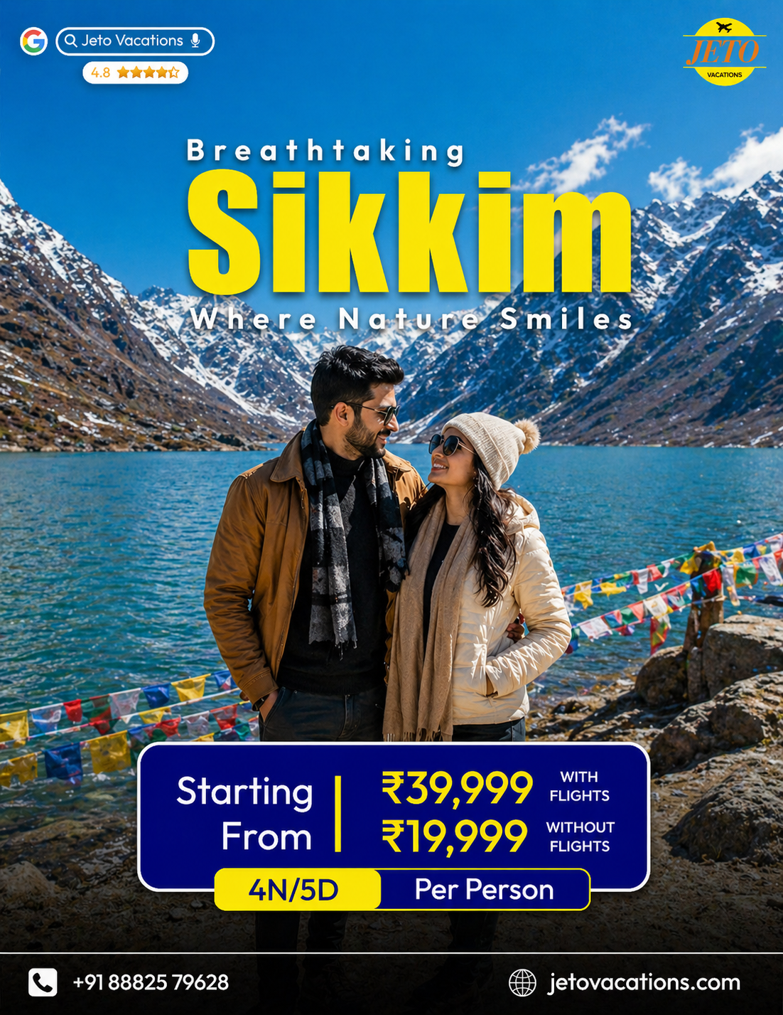 Jeto Vacations Facebook ad