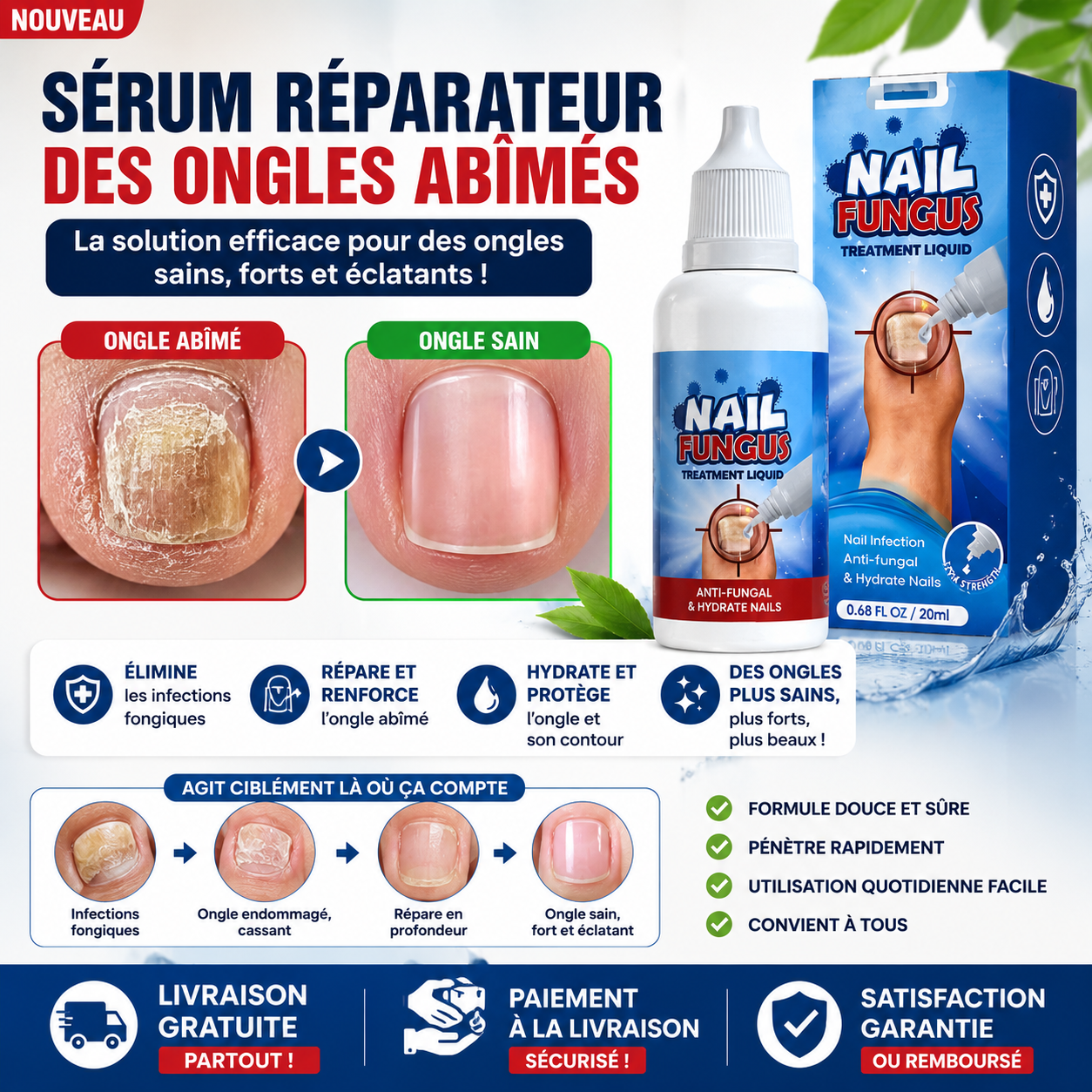Store selection Facebook ad: +10000 Clients Satisfaits