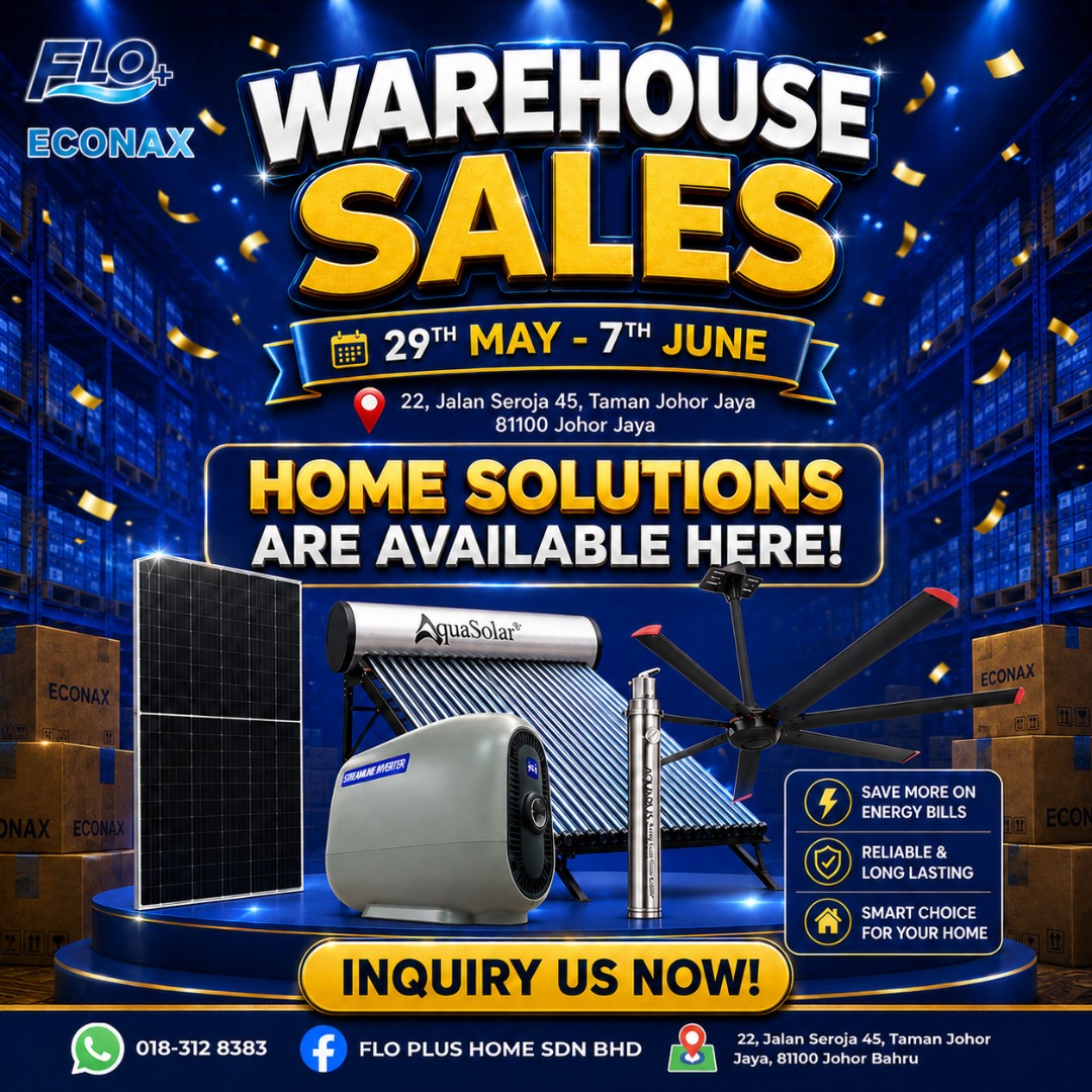 Flo Plus Home Sdn Bhd Facebook ad: 𝗝𝗼𝗵𝗼𝗿 𝗕𝗮𝗵𝗿𝘂’𝘀 𝗟𝗮𝗿𝗴𝗲𝘀𝘁 𝗞𝗶𝘁𝗰𝗵𝗲𝗻…