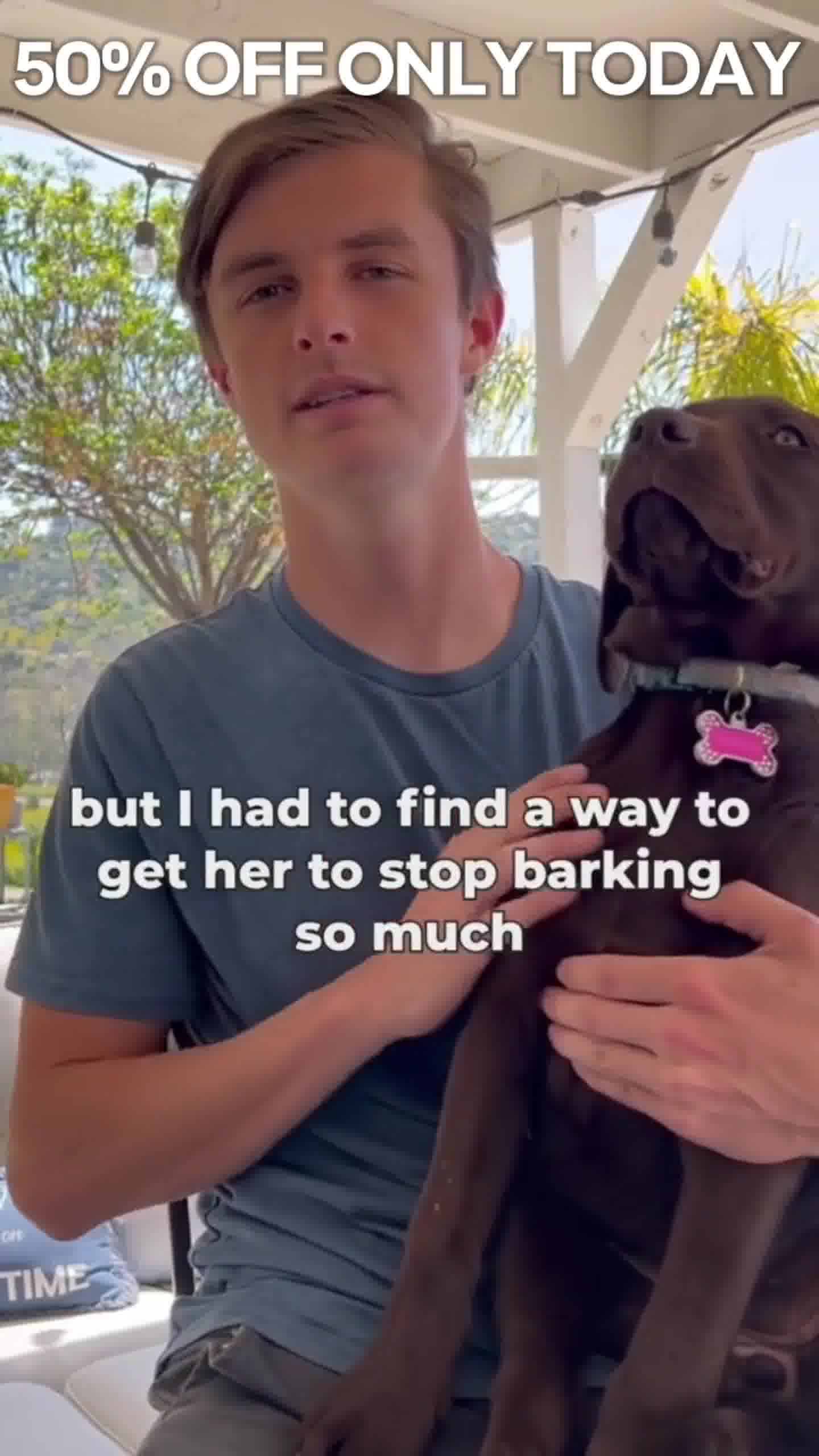 Canine Corner Australia Facebook ad: Automatic Bark Control Solution