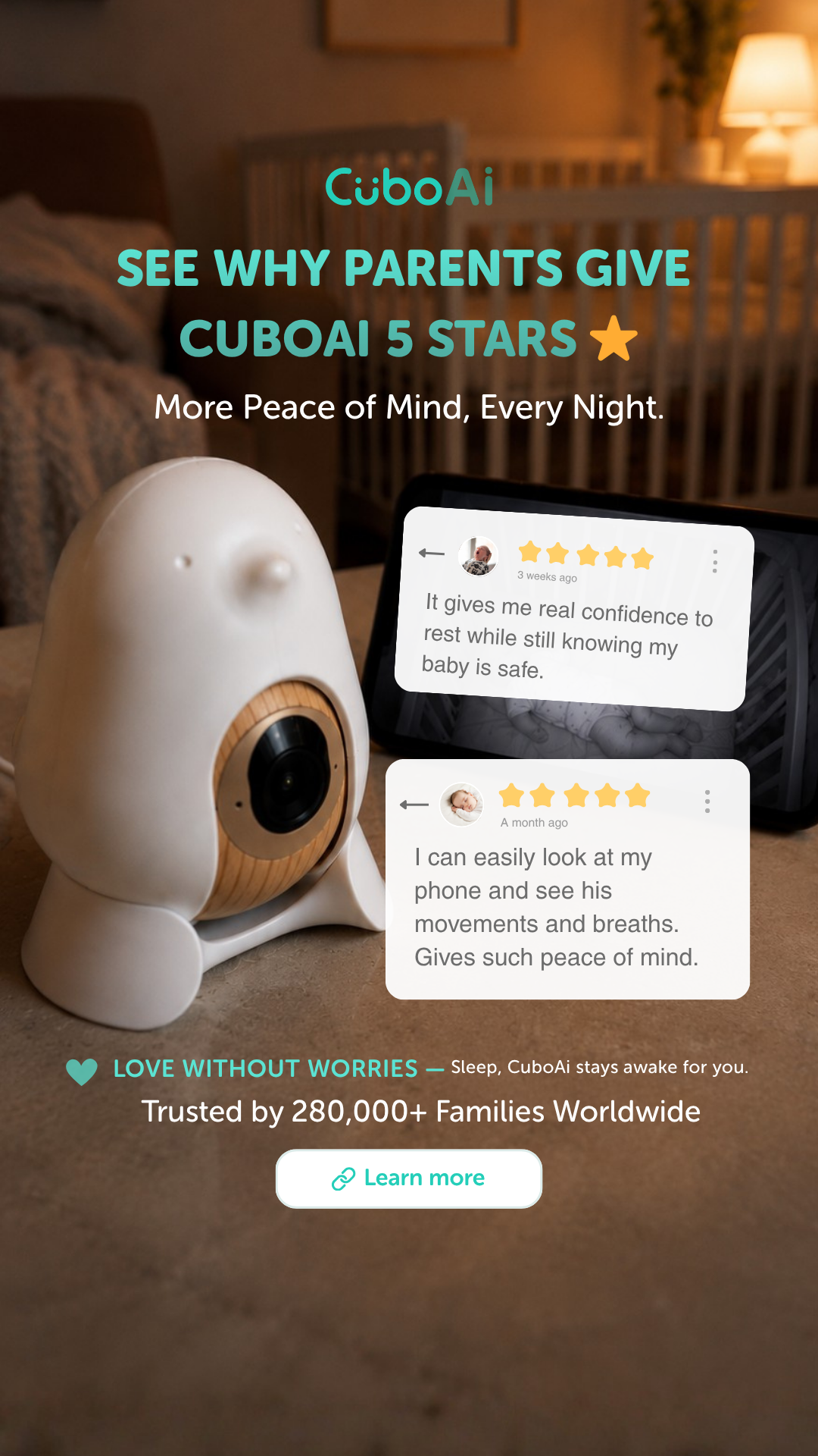 CuboAi Smart Baby Monitor AU Facebook ad