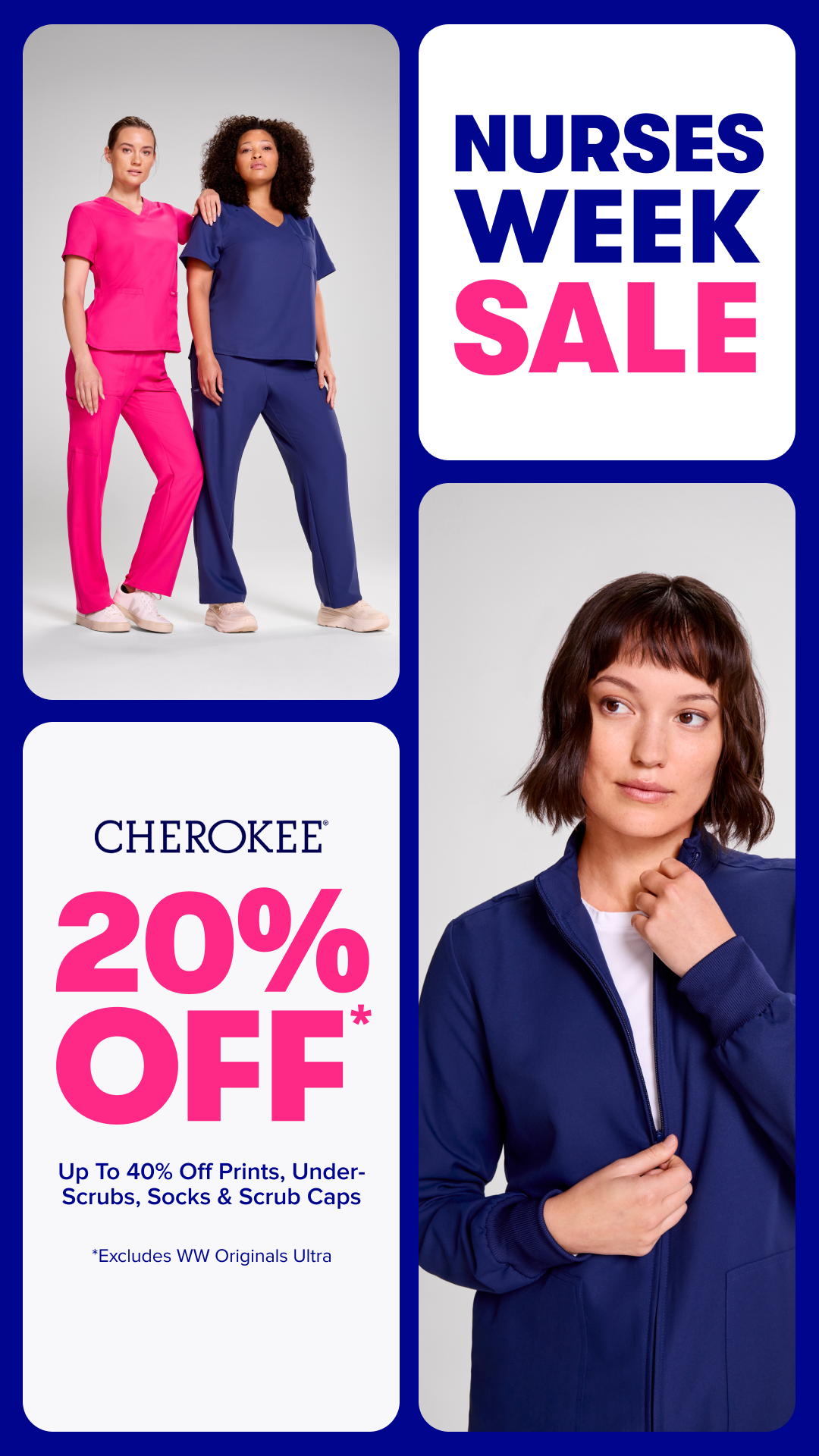 Cherokee Uniforms Facebook ad