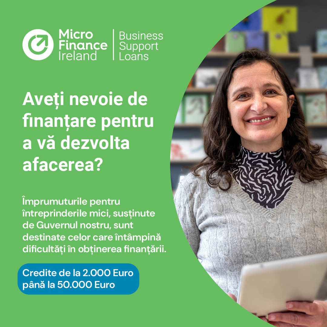 Microfinance Ireland Facebook ad