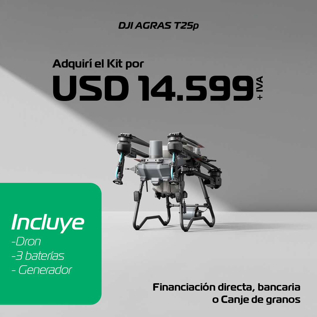 Tekron Facebook ad: DJI AGRAS T25p