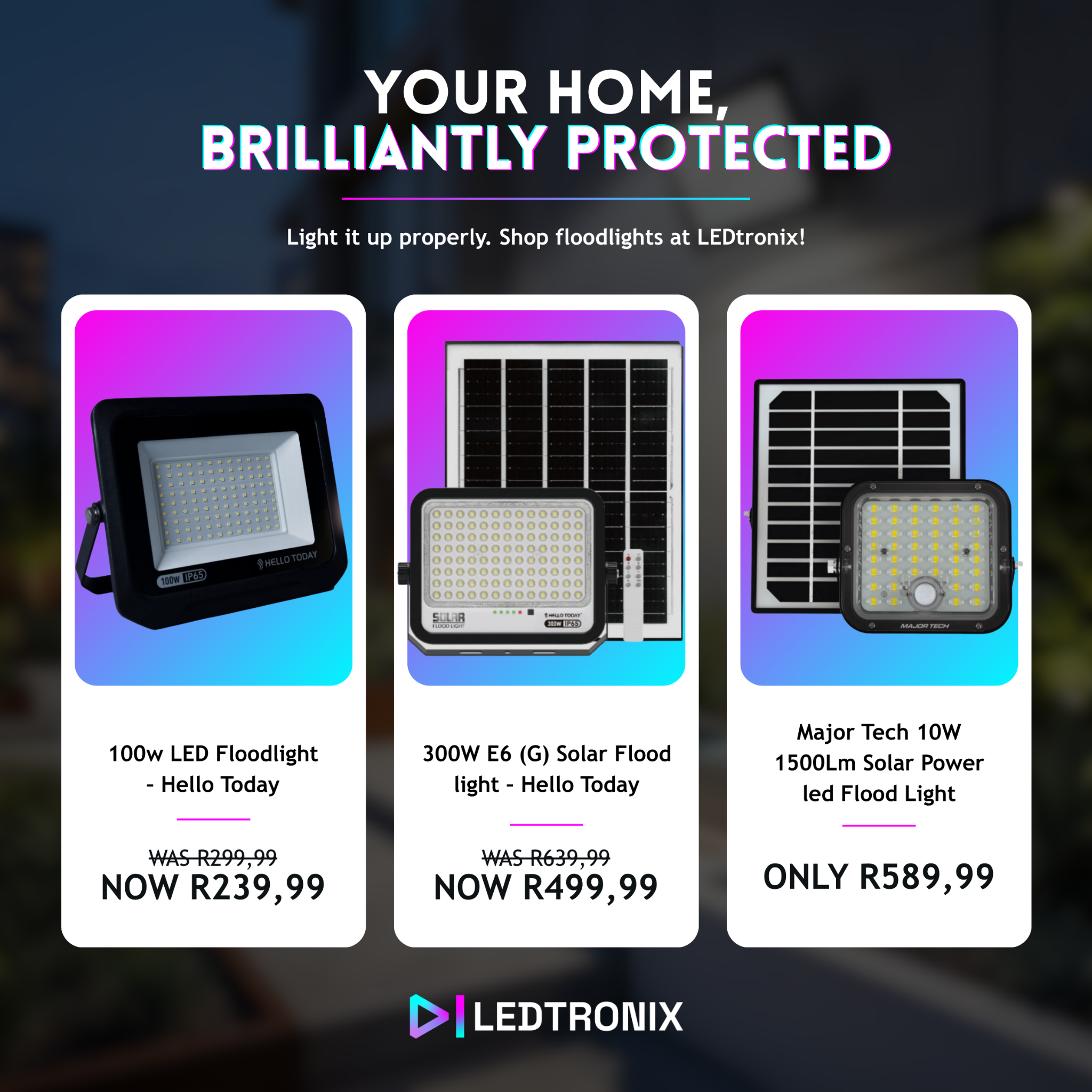 Ledtronix Facebook ad