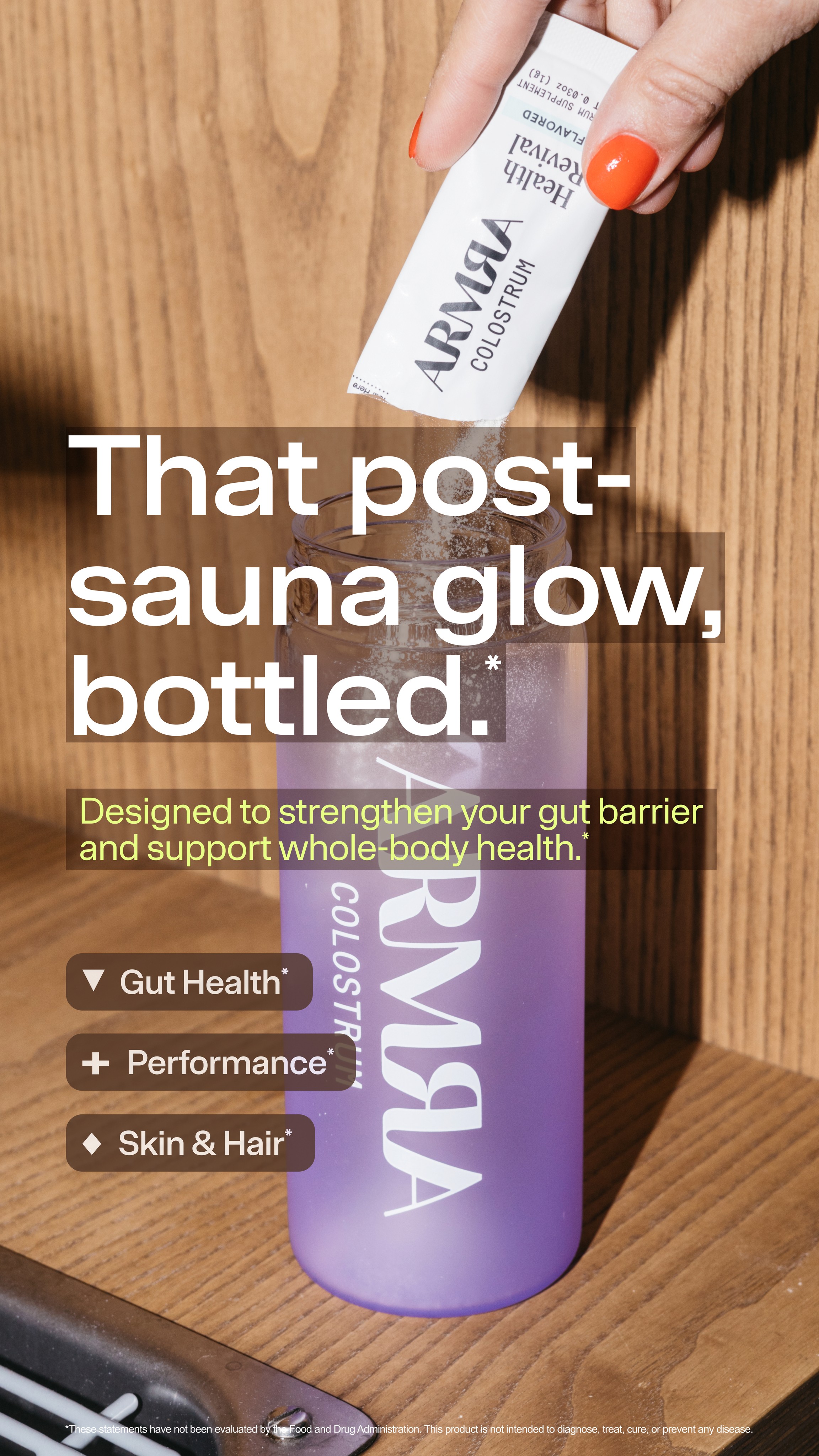 ARMRA Facebook ad