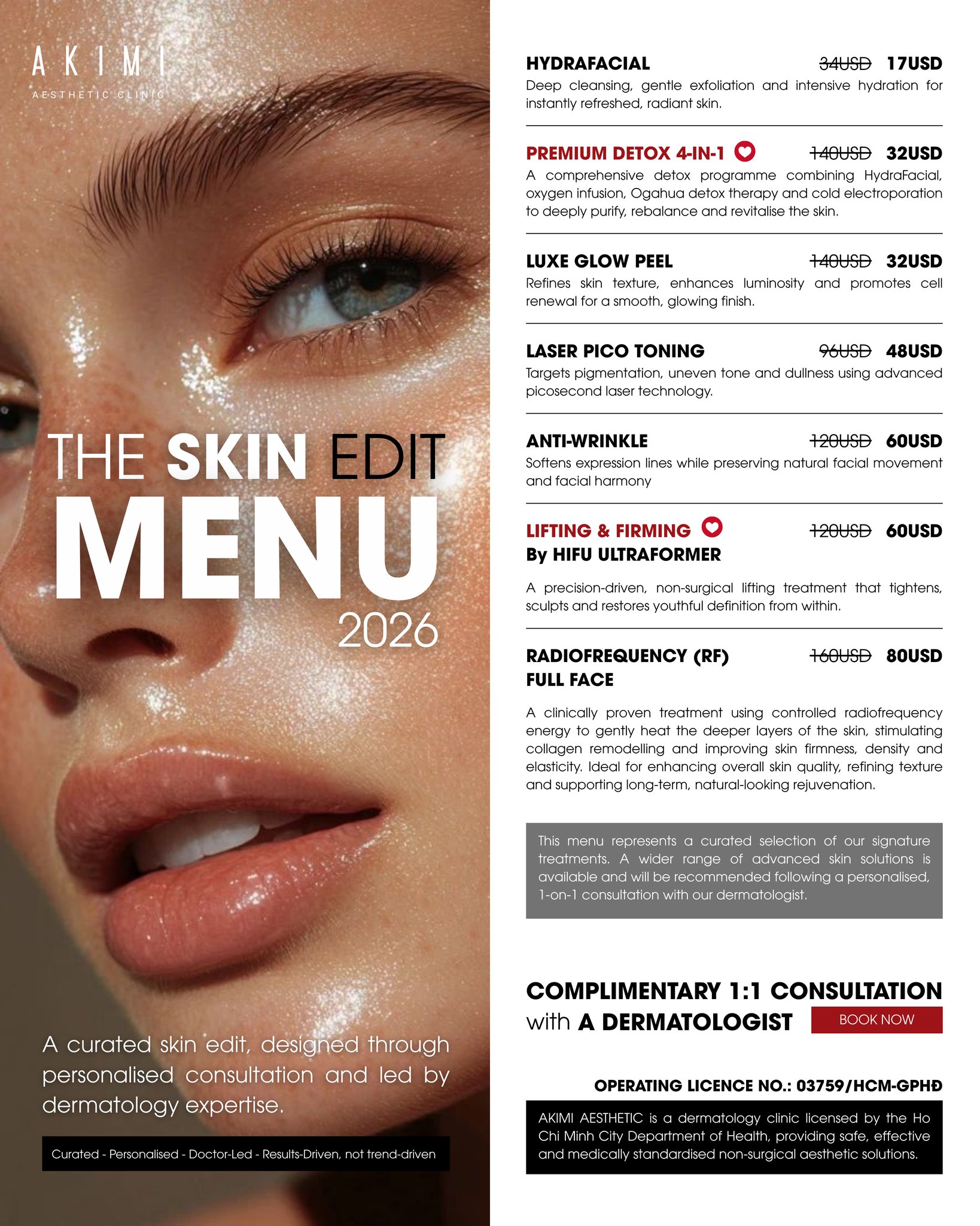AKIMI AESTHETIC CLINIC Facebook ad