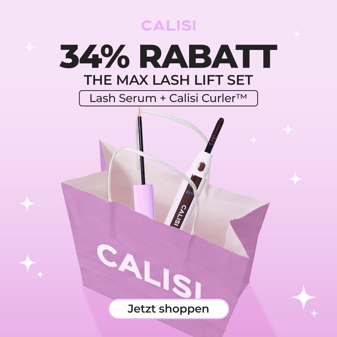 Calisi Beauty Facebook ad: MAXIMAL GESUNDE LANGE WIMPERN IN 2026!