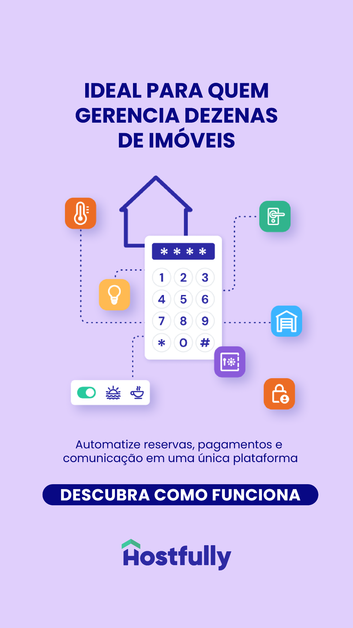 Hostfully Brasil Facebook ad