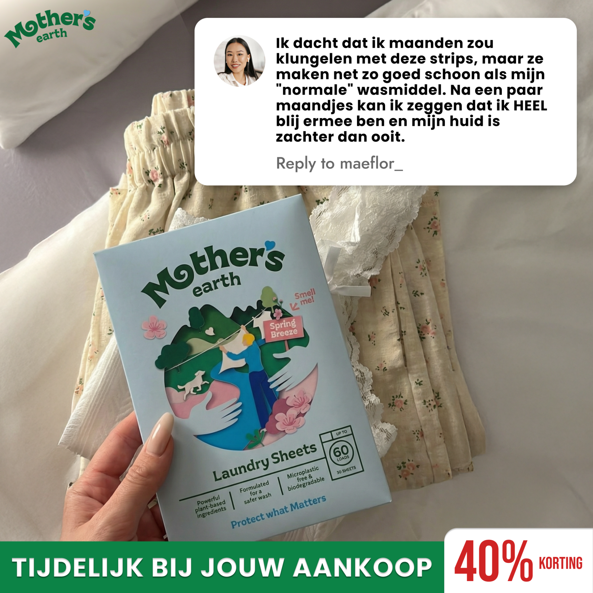 Mothers Earth Facebook ad