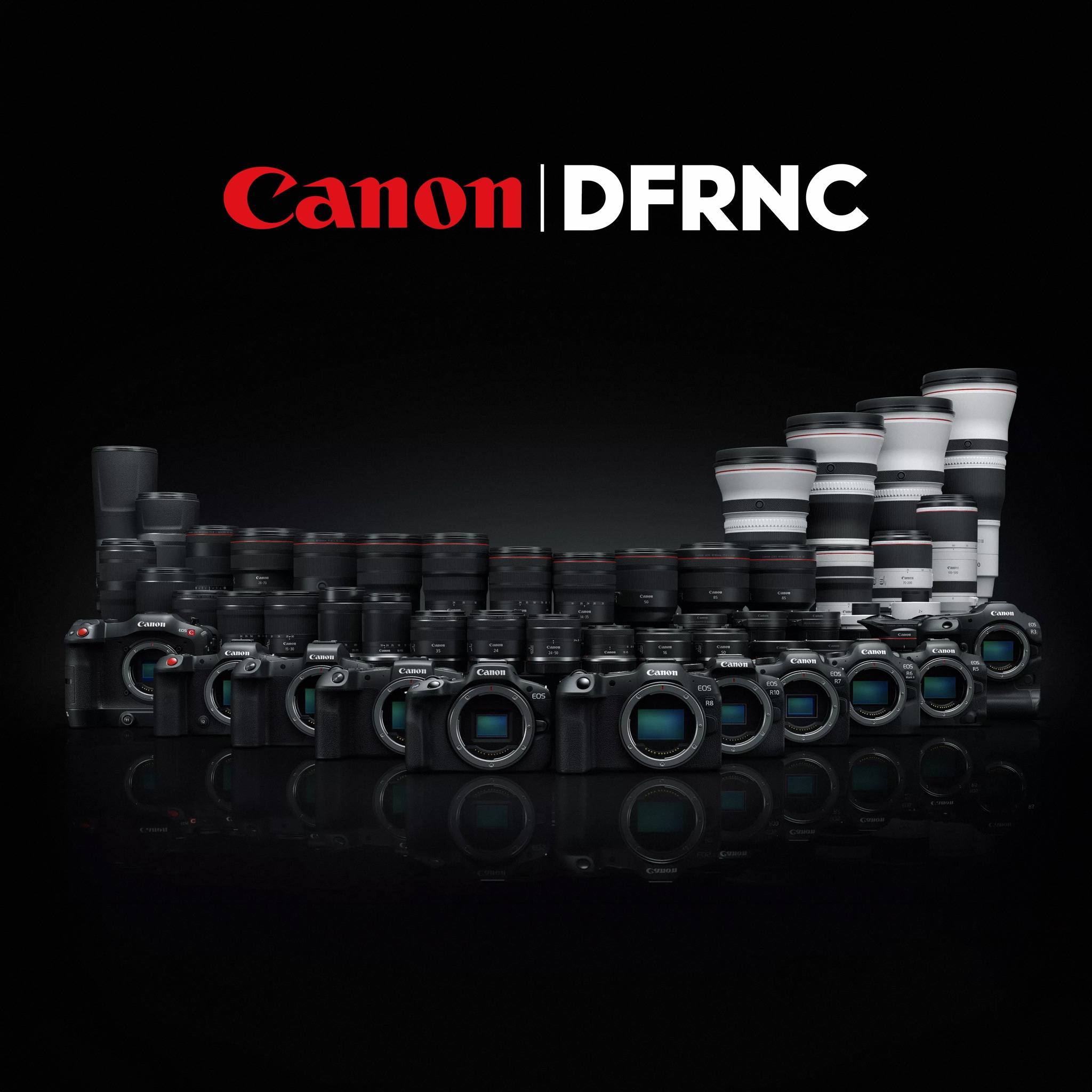 DFRNC Photo Video Store Facebook ad: Découvrez la sélection Canon EOS R Series disponible…