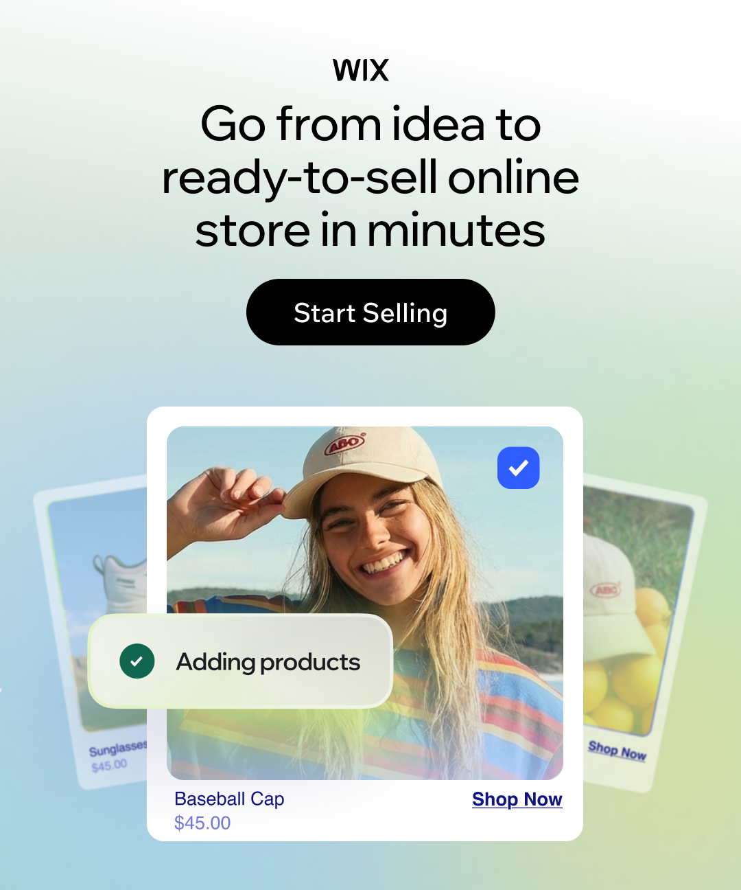 Wix Facebook ad