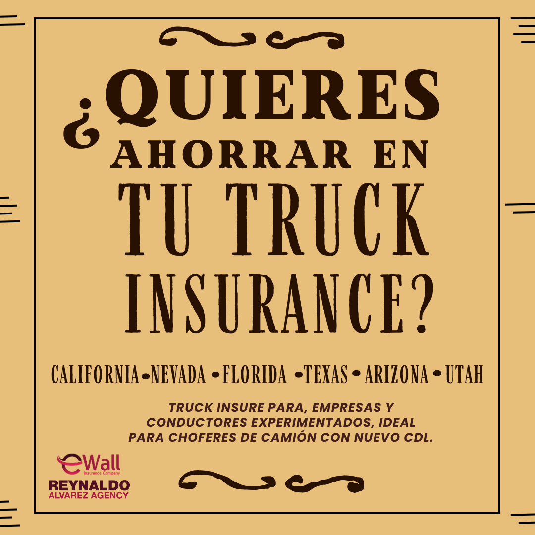Ewall Insurance - Reynaldo Alvarez Agency Facebook ad: Escríbenos