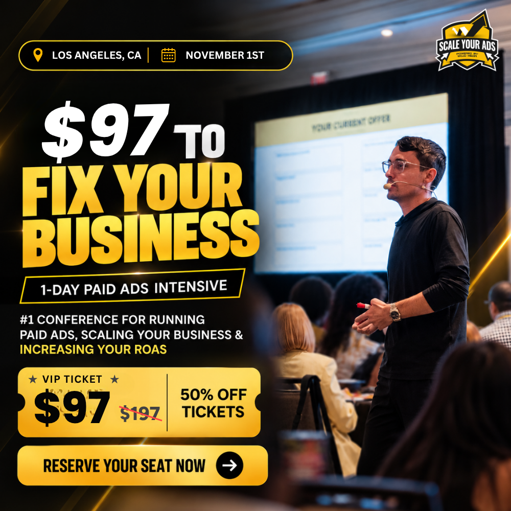 Jason Wojo Facebook ad: [ Los Angeles, CA #1 Event For Scaling Your Ads ]