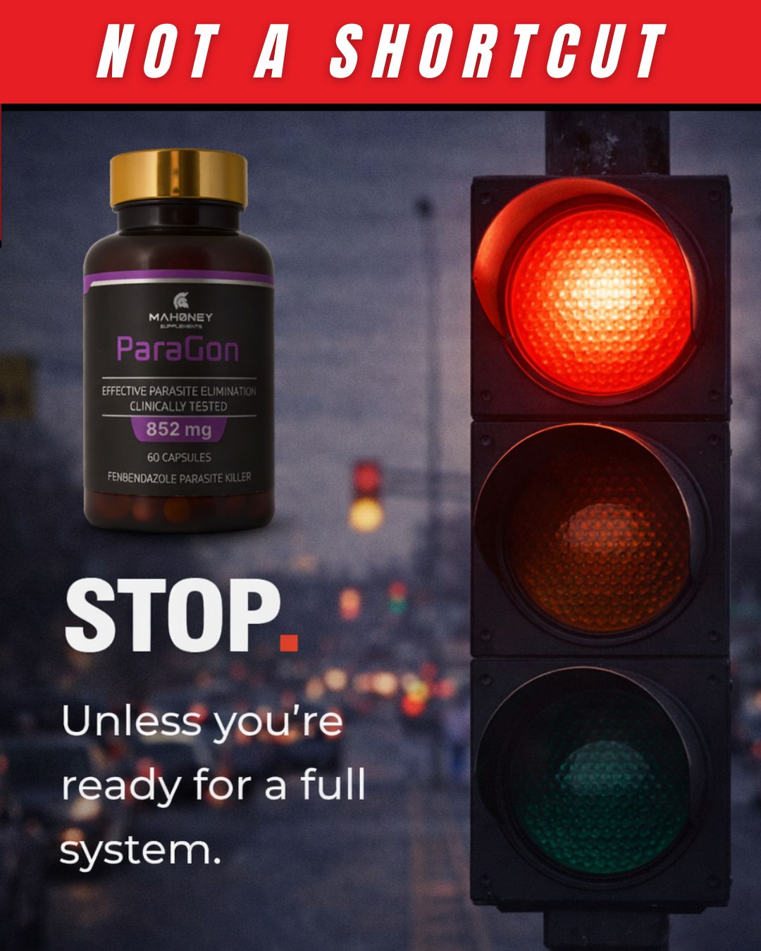 Mahoney Supplements Facebook ad