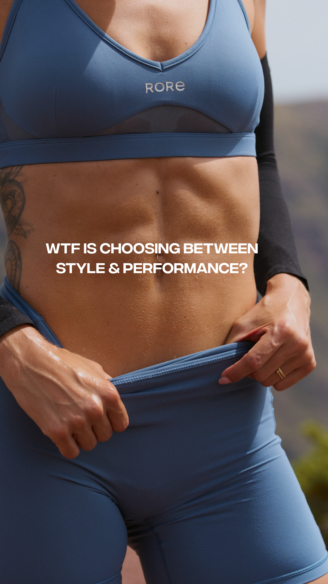 Rore Active Facebook ad: WTF is faire son sport sans ROX?