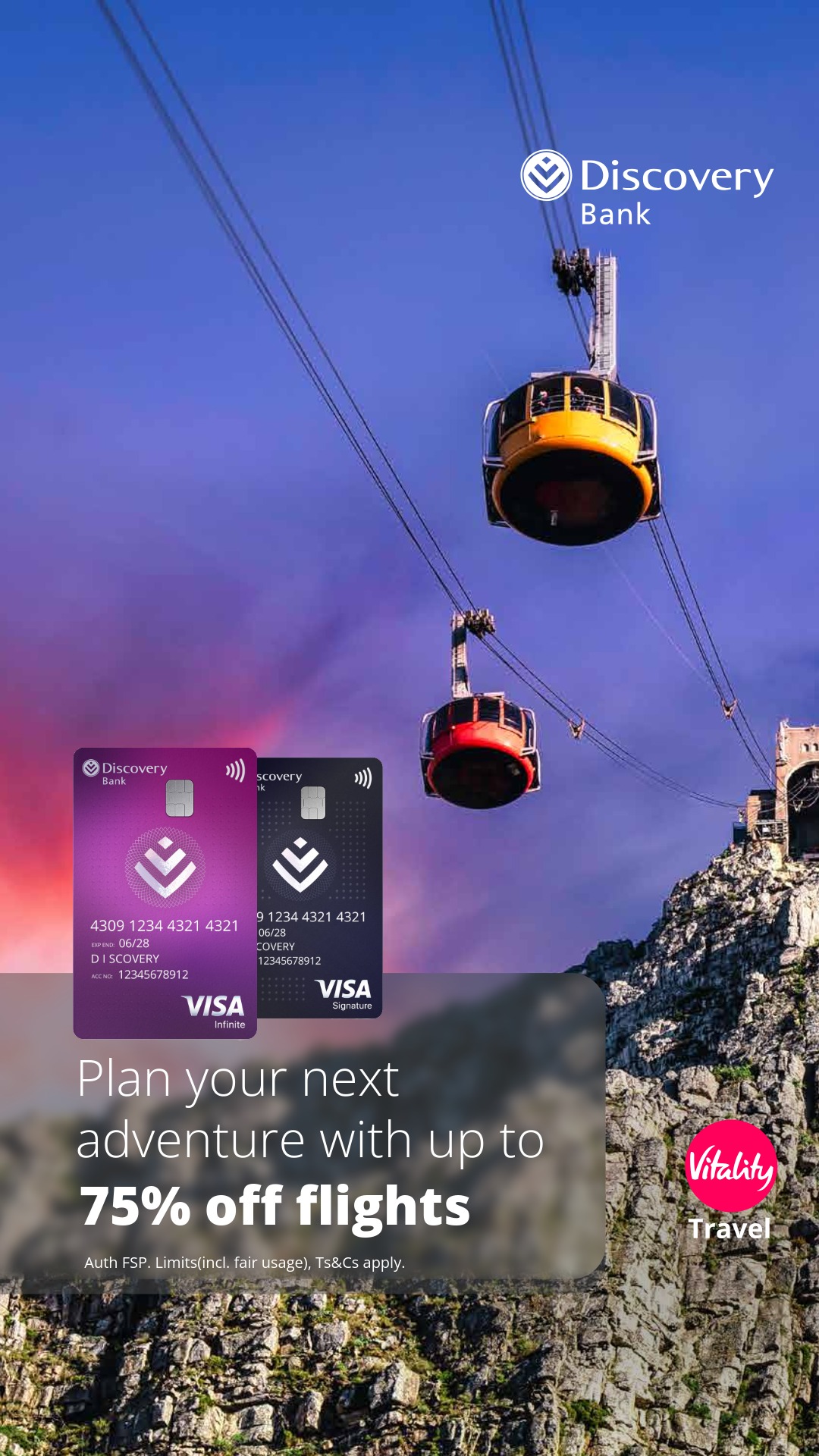 Discovery South Africa Facebook ad