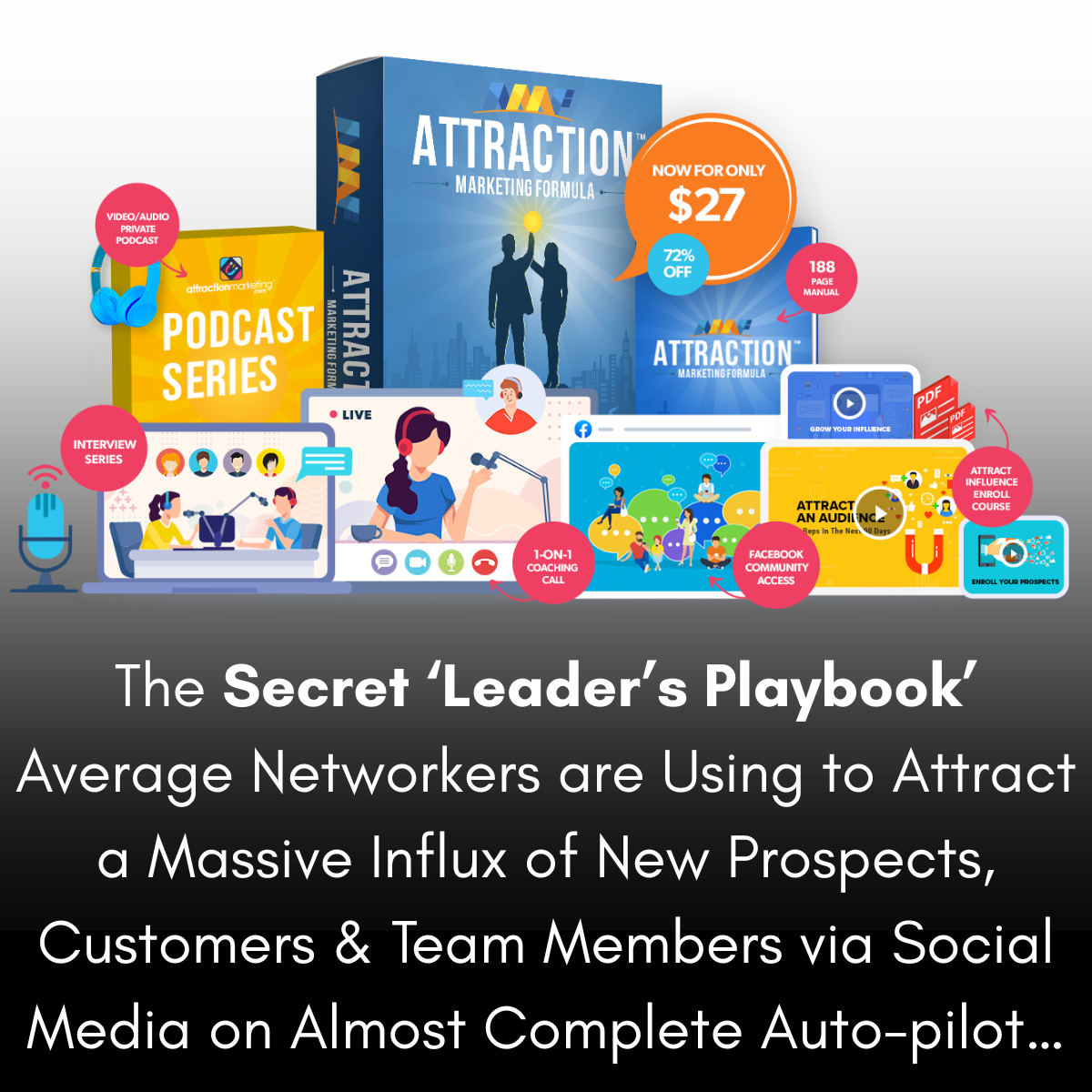 Attraction Marketing Facebook ad