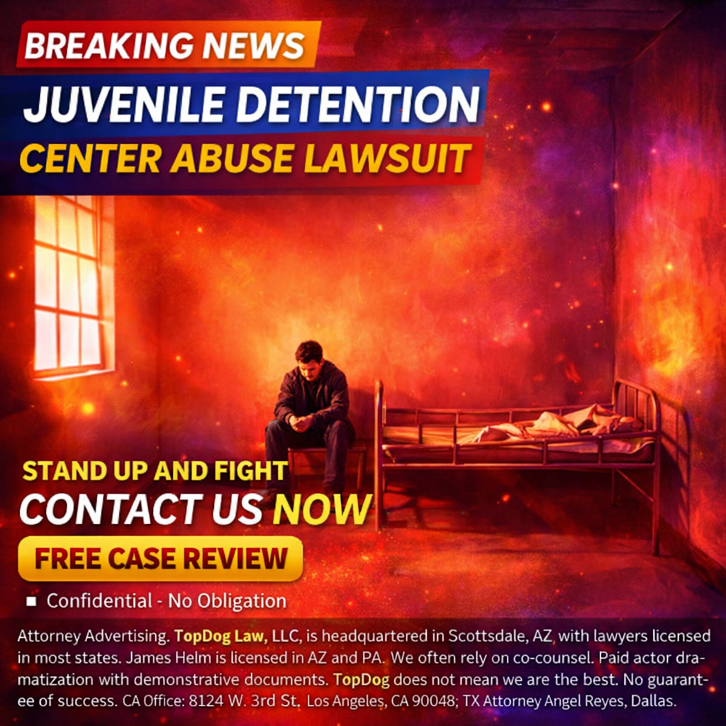 Juvenile Detention Center Abuse Facebook ad: Juvenile Detention Center Claims