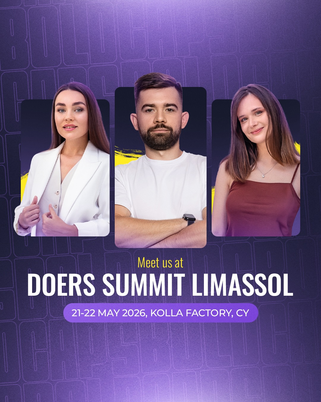 Capsbold Facebook ad: CAPSBOLD will be part of @doerssummitlimassol this year…