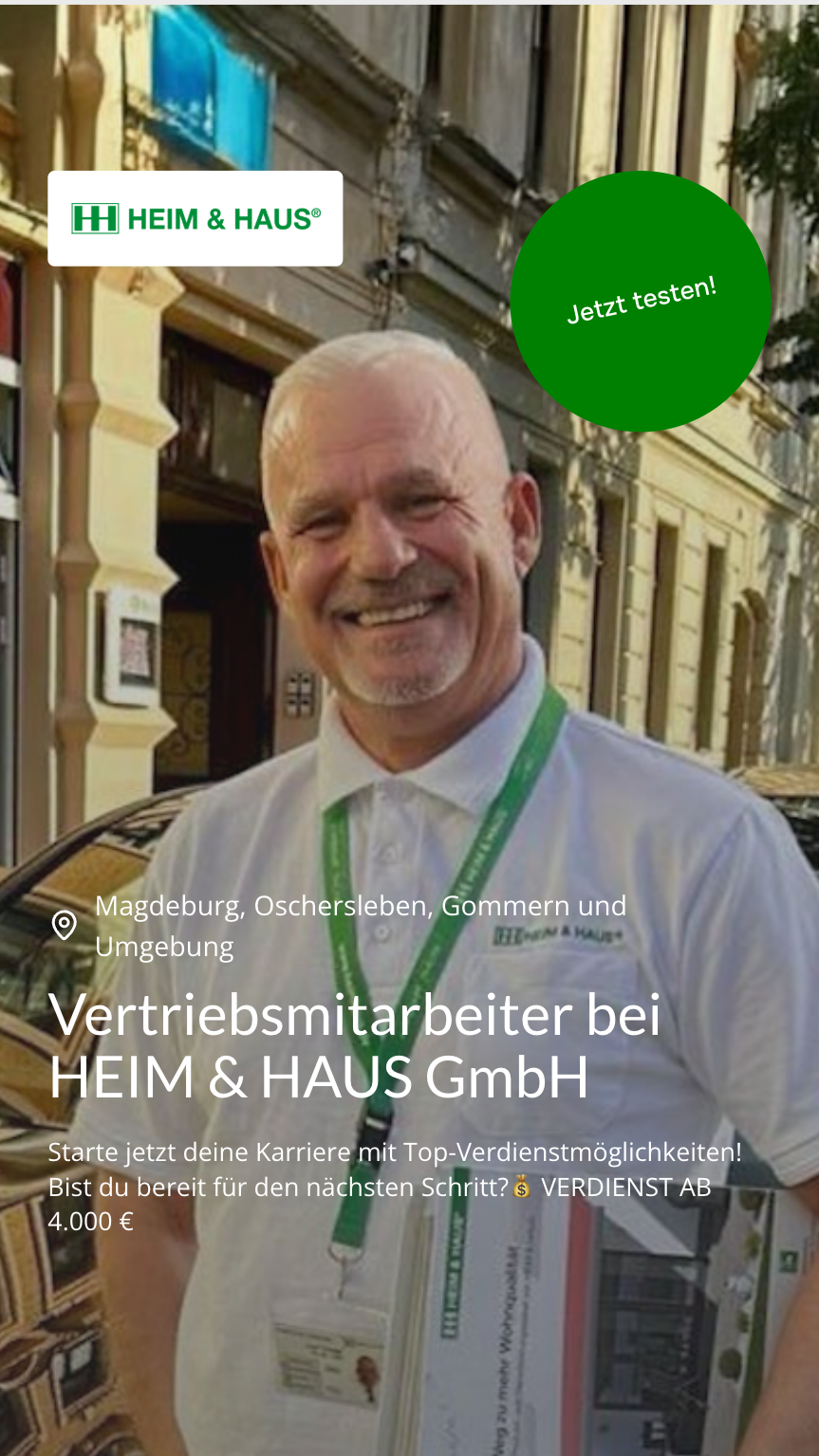 Jobilla Deutschland Facebook ad from May 14, 2026