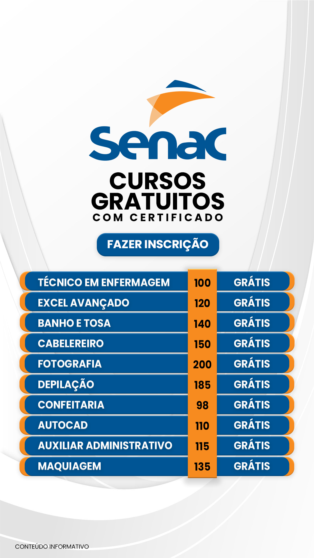 Cursos Gratis 01 Facebook ad from Oct 1, 2025