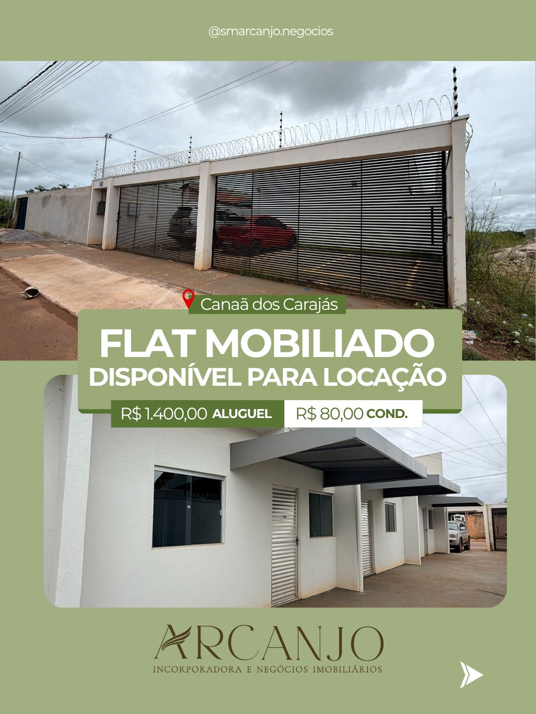 Arcanjo - Negócios Imobiliários Facebook ad: Imóvel disponível para locação - Canaã dos Carajás
