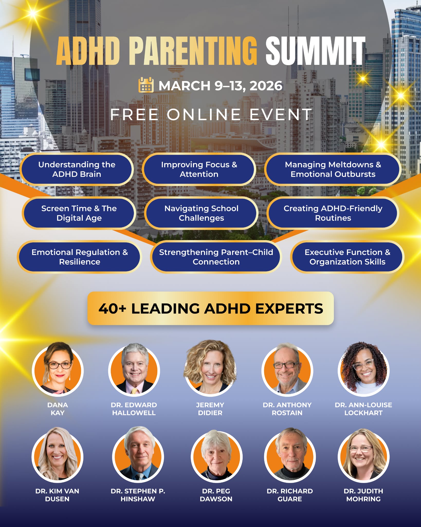 ADHD Parenting Facebook ad: FREE ADHD Parenting Summit