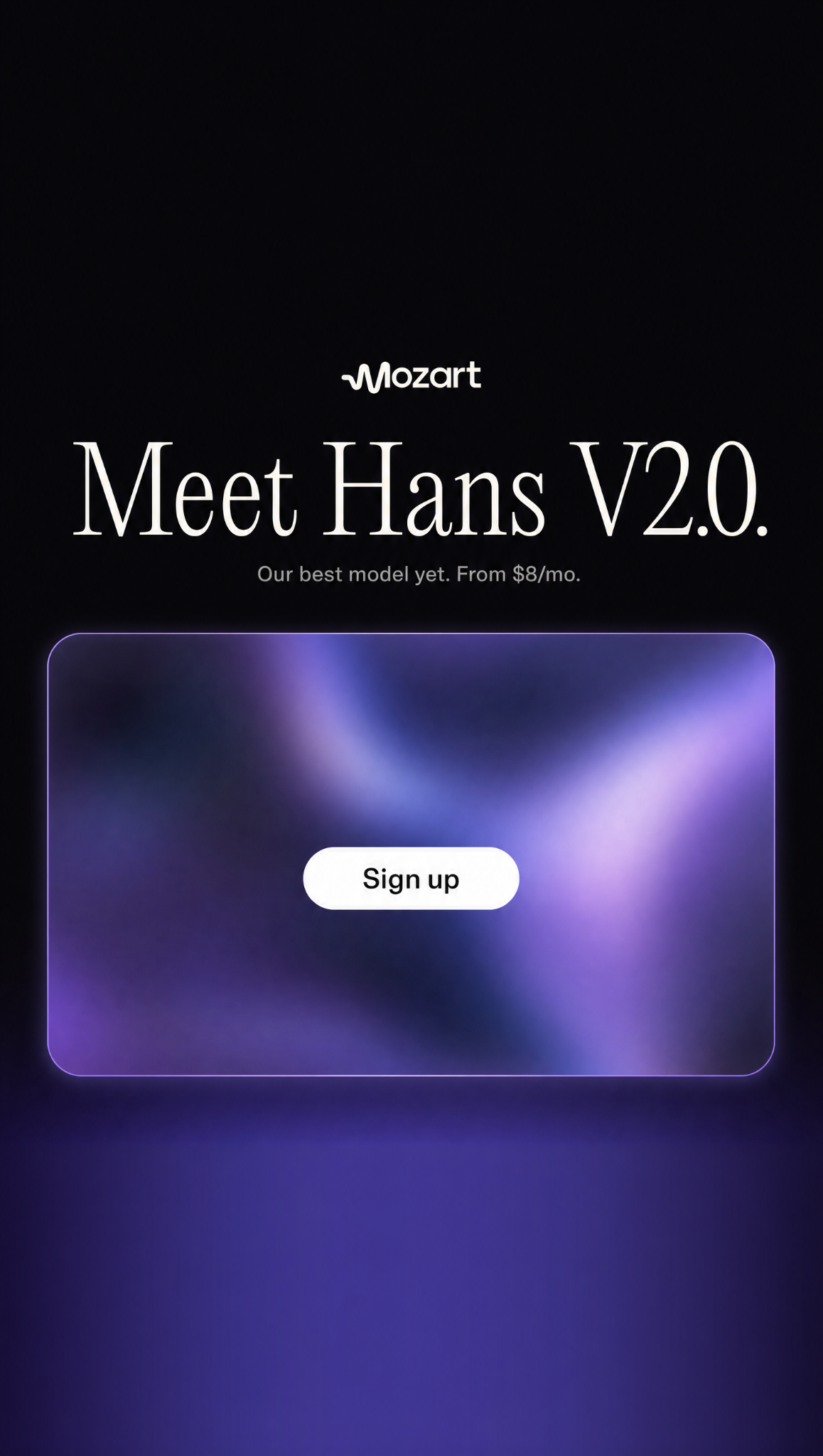 Mozart Music Facebook ad