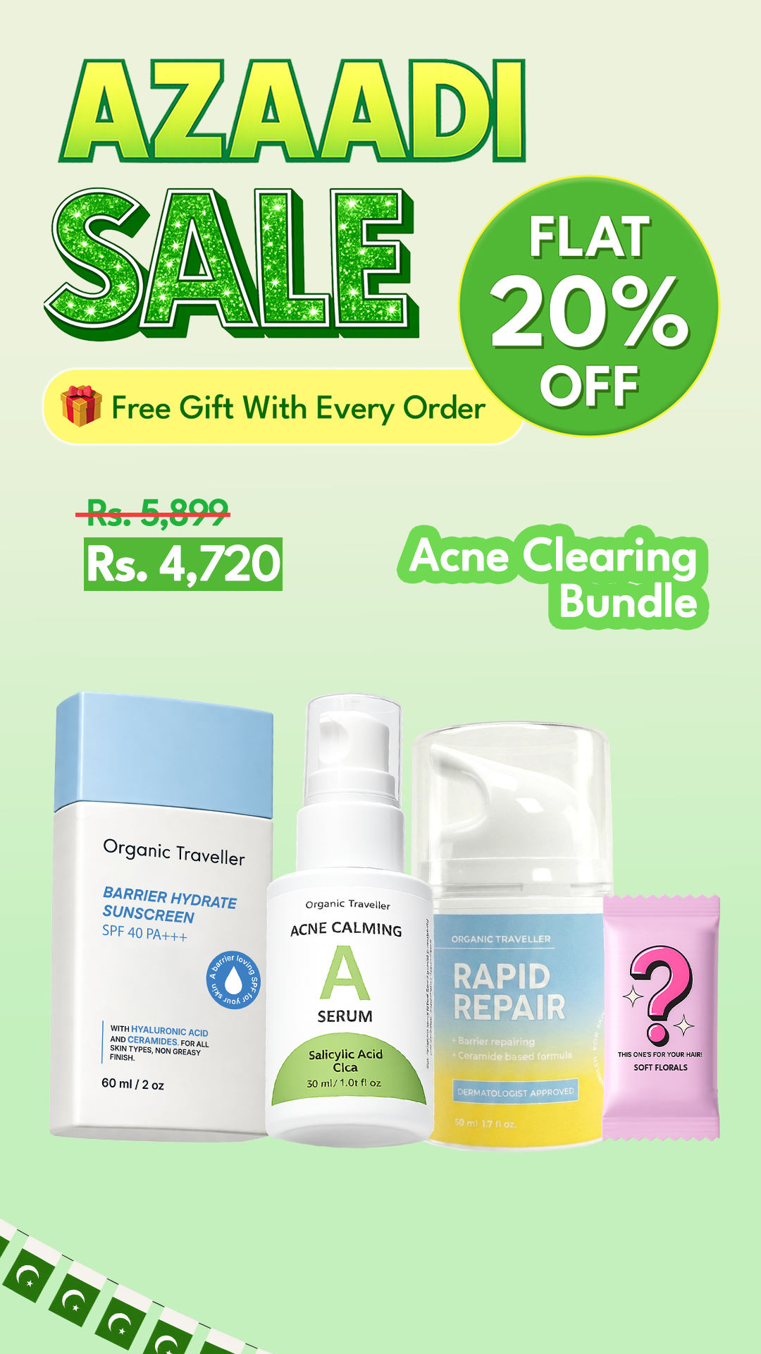 Organic Traveller - Skincare Facebook ad