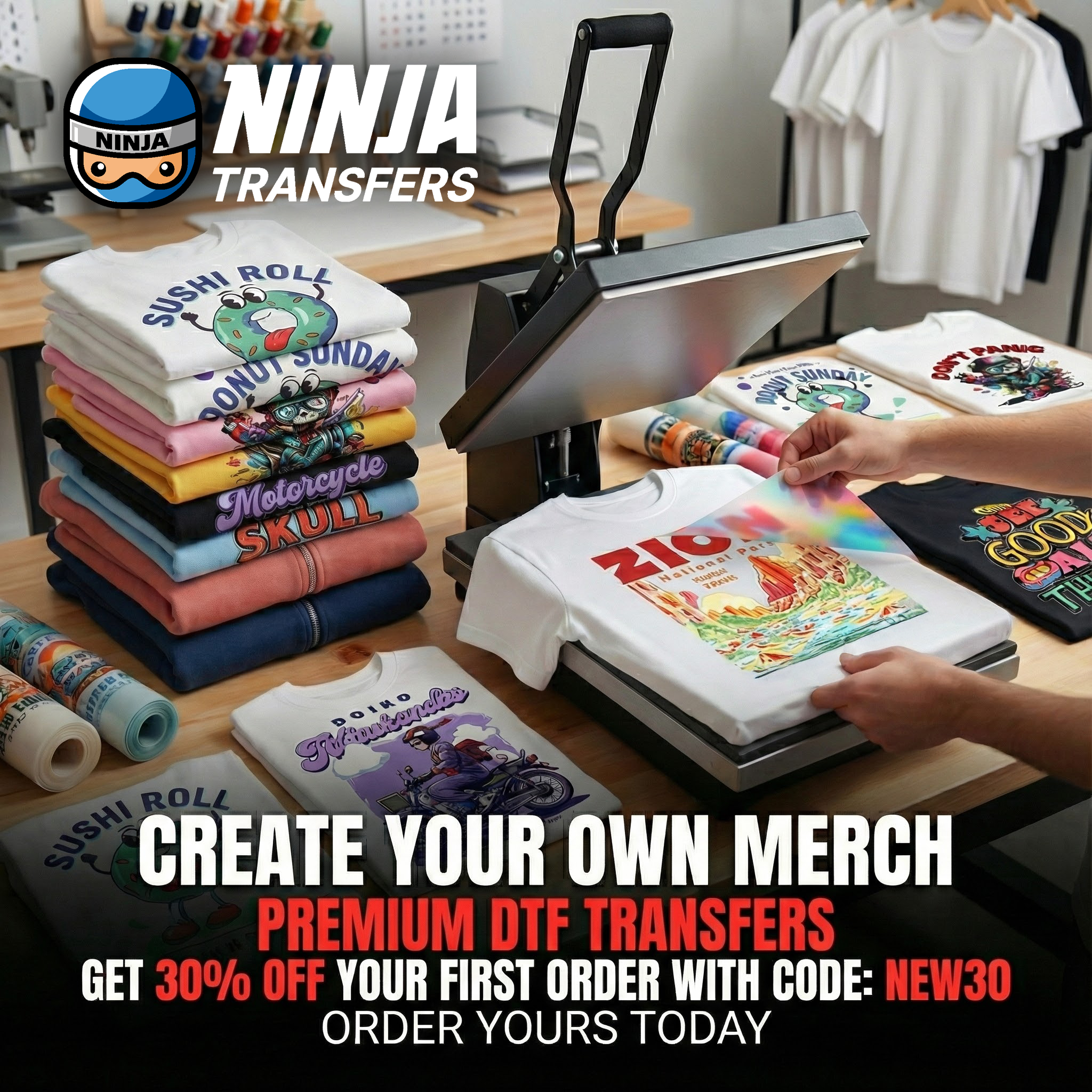 Ninja Transfers Facebook ad