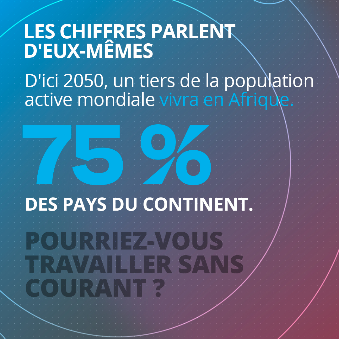 World Bank Group Facebook ad: Pourriez-vous travailler dans le noir?