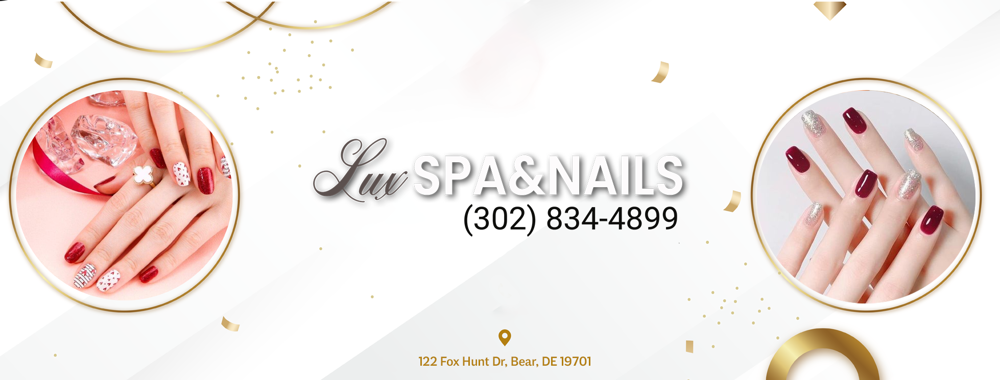 LUX SPA and NAILS Facebook ad