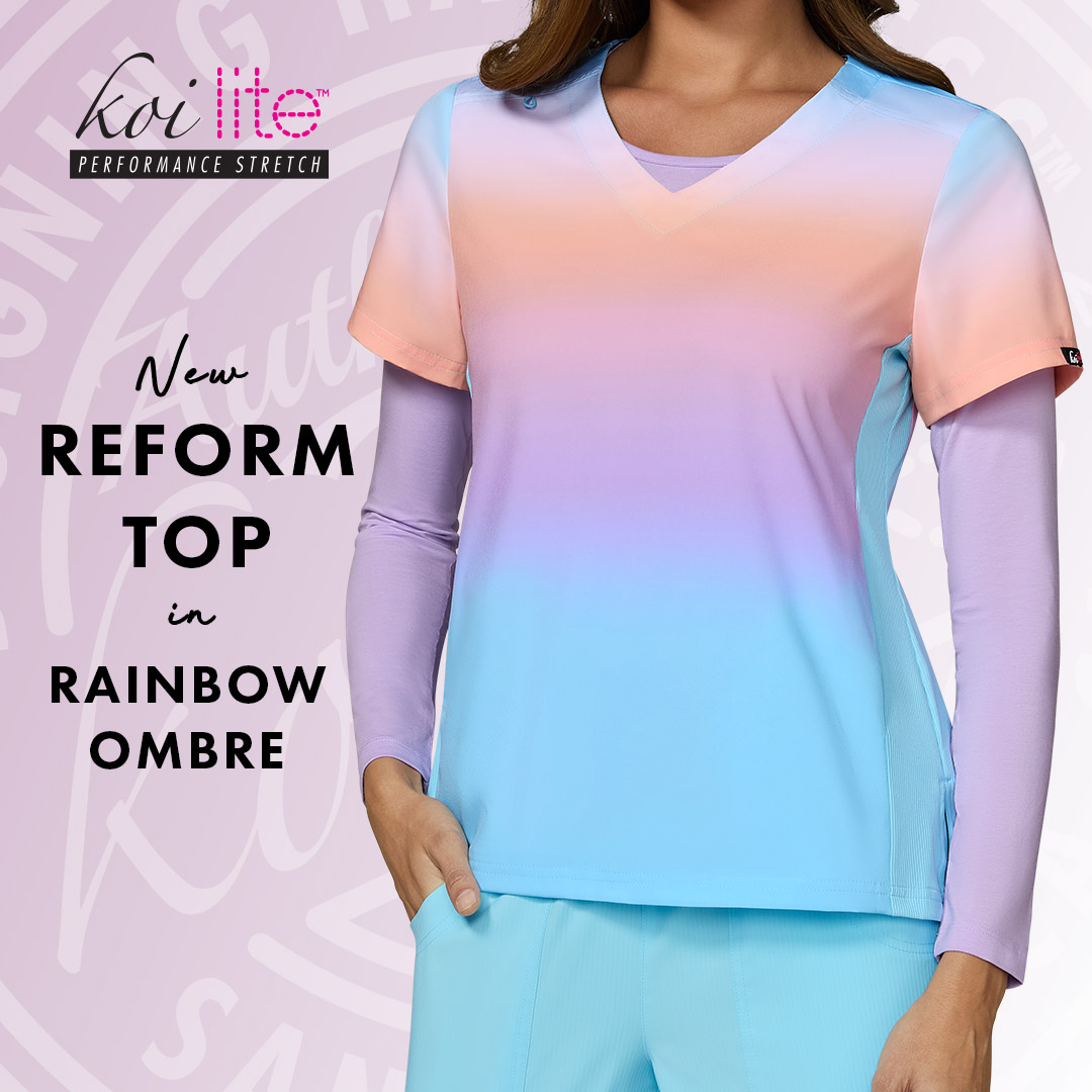 koi Designer Scrubs Facebook ad