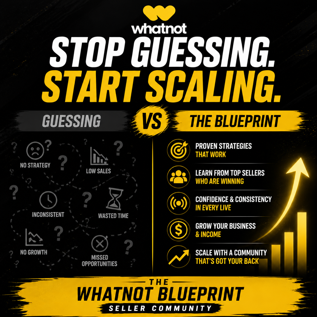 Eduardo's Live Reselling Academy Facebook ad: The Whatnot Blueprint Seller Community