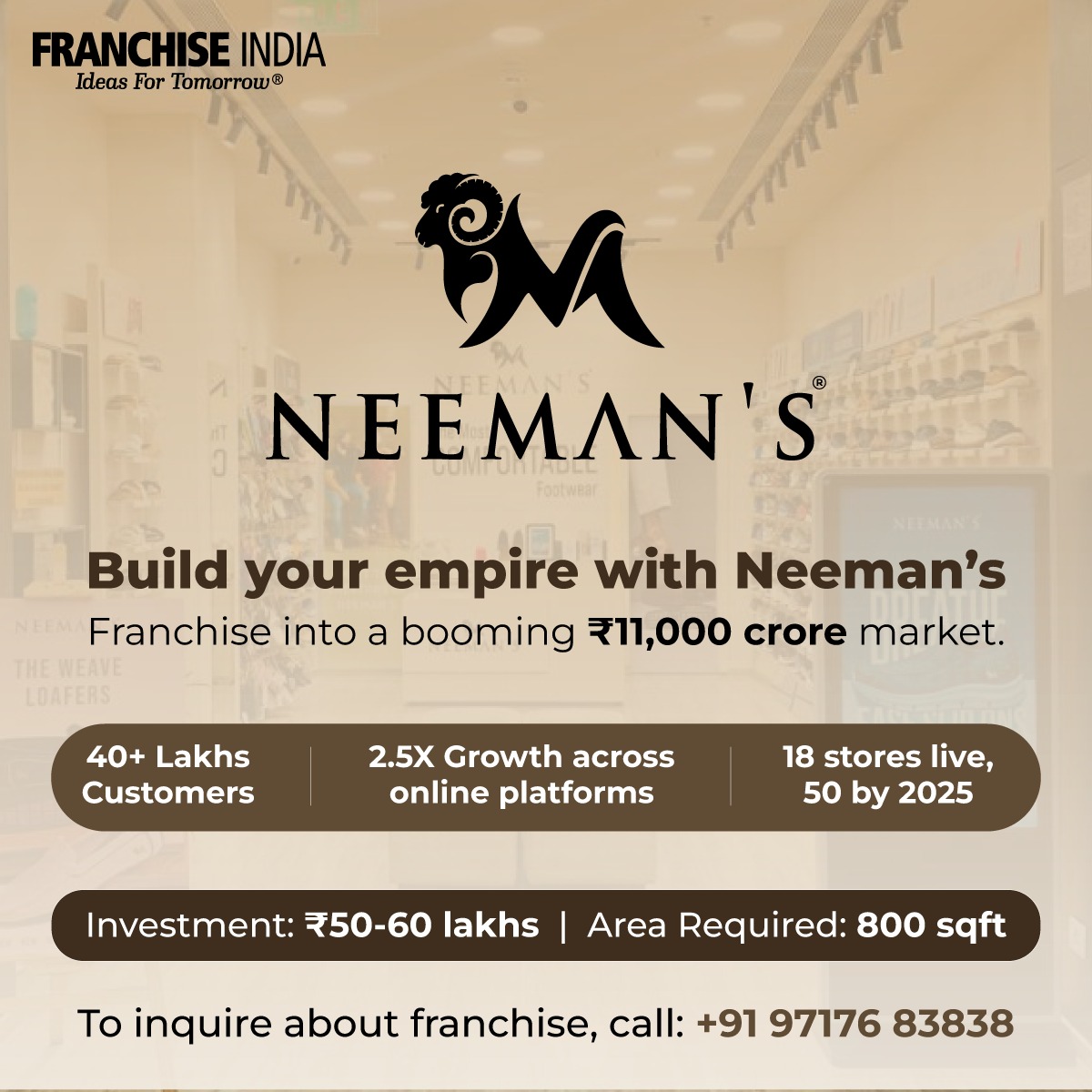 Franchise India Brands Ltd. Facebook ad