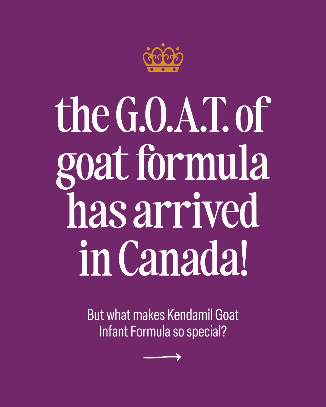Kendamil Canada Facebook ad