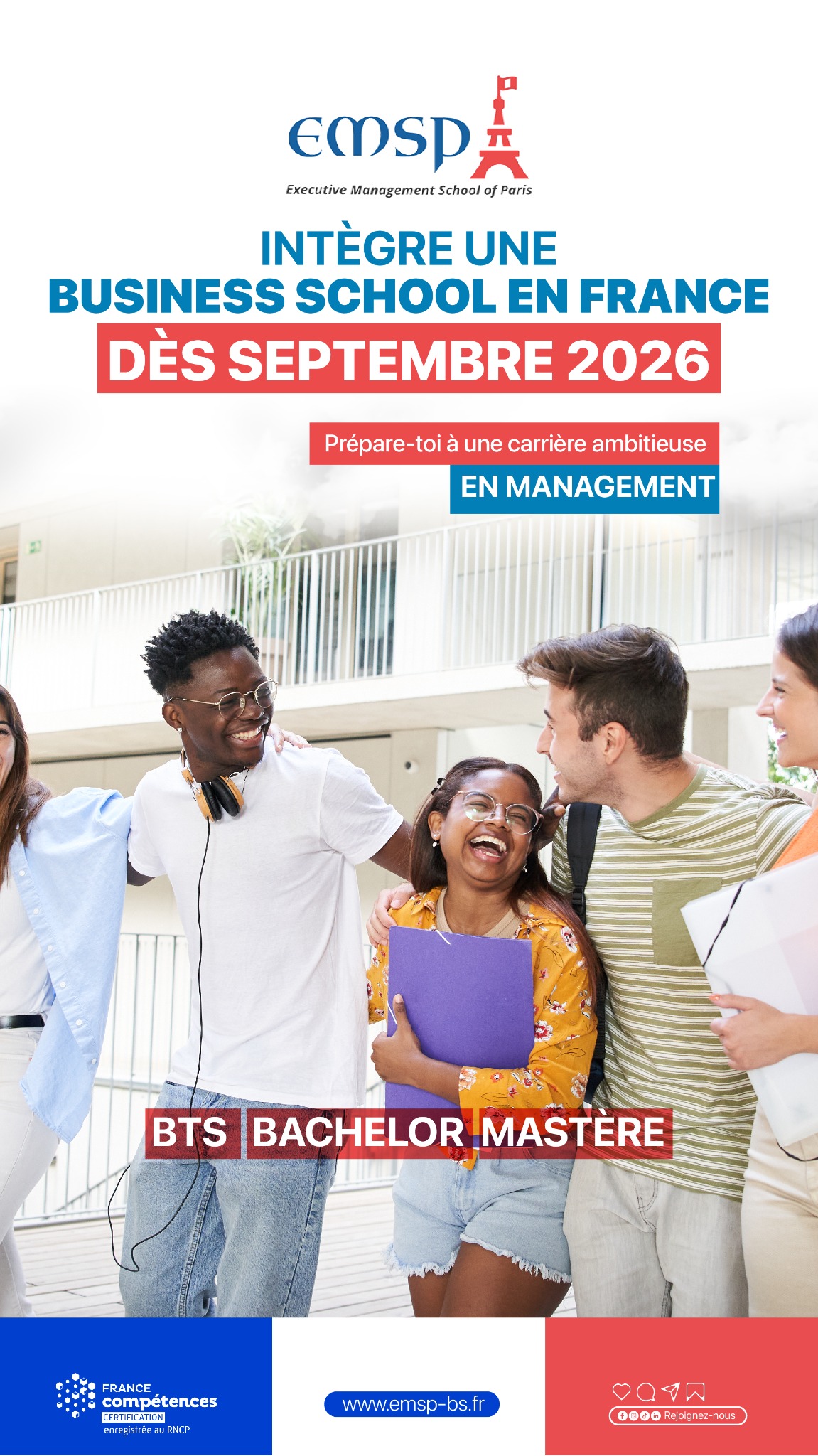 EMSP Business School Facebook ad