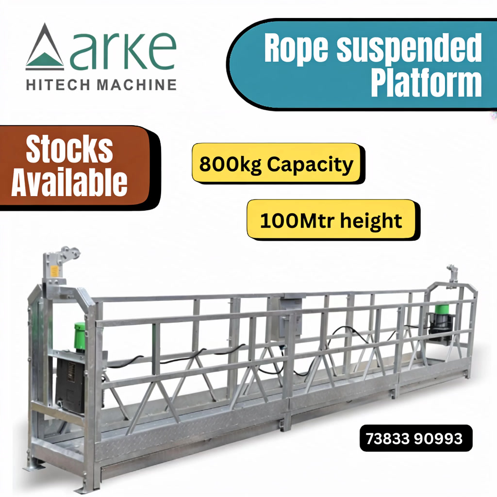 Arke Hitech Machine Facebook ad: Rope suspended Platform