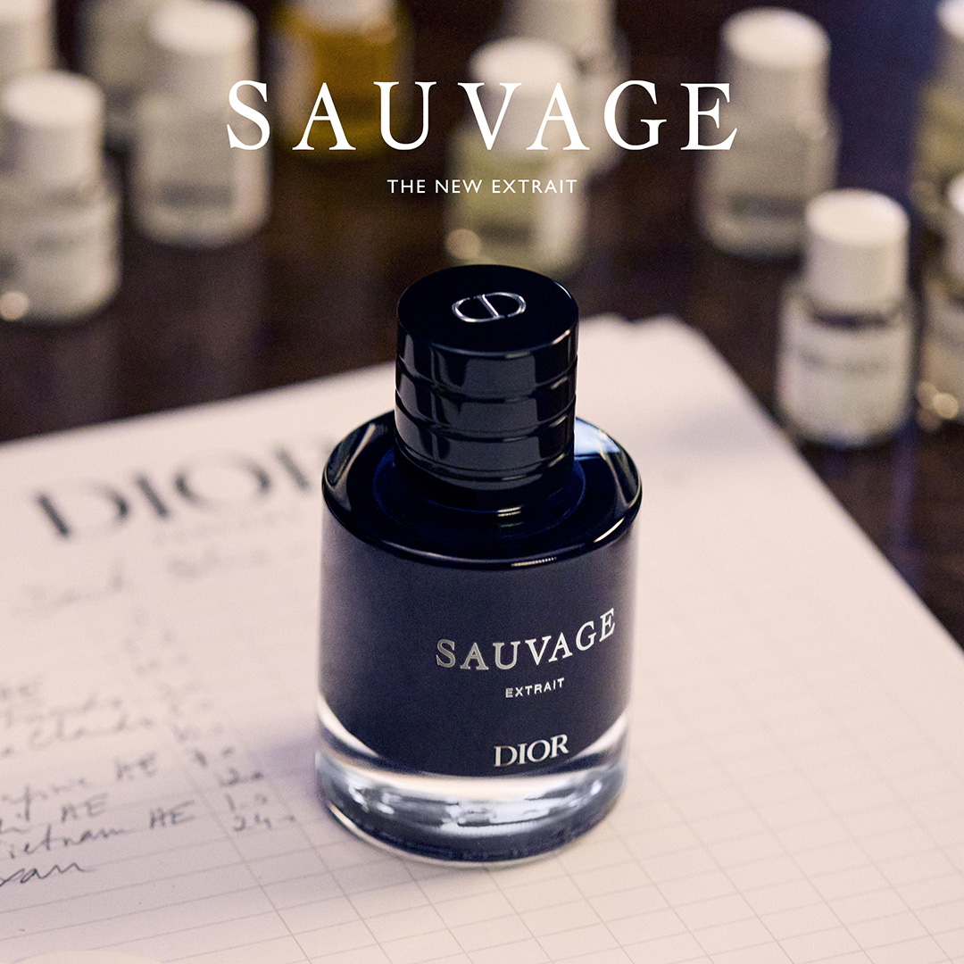 John Lewis & Partners Facebook ad: DIOR SAUVAGE, THE NEW EXTRAIT