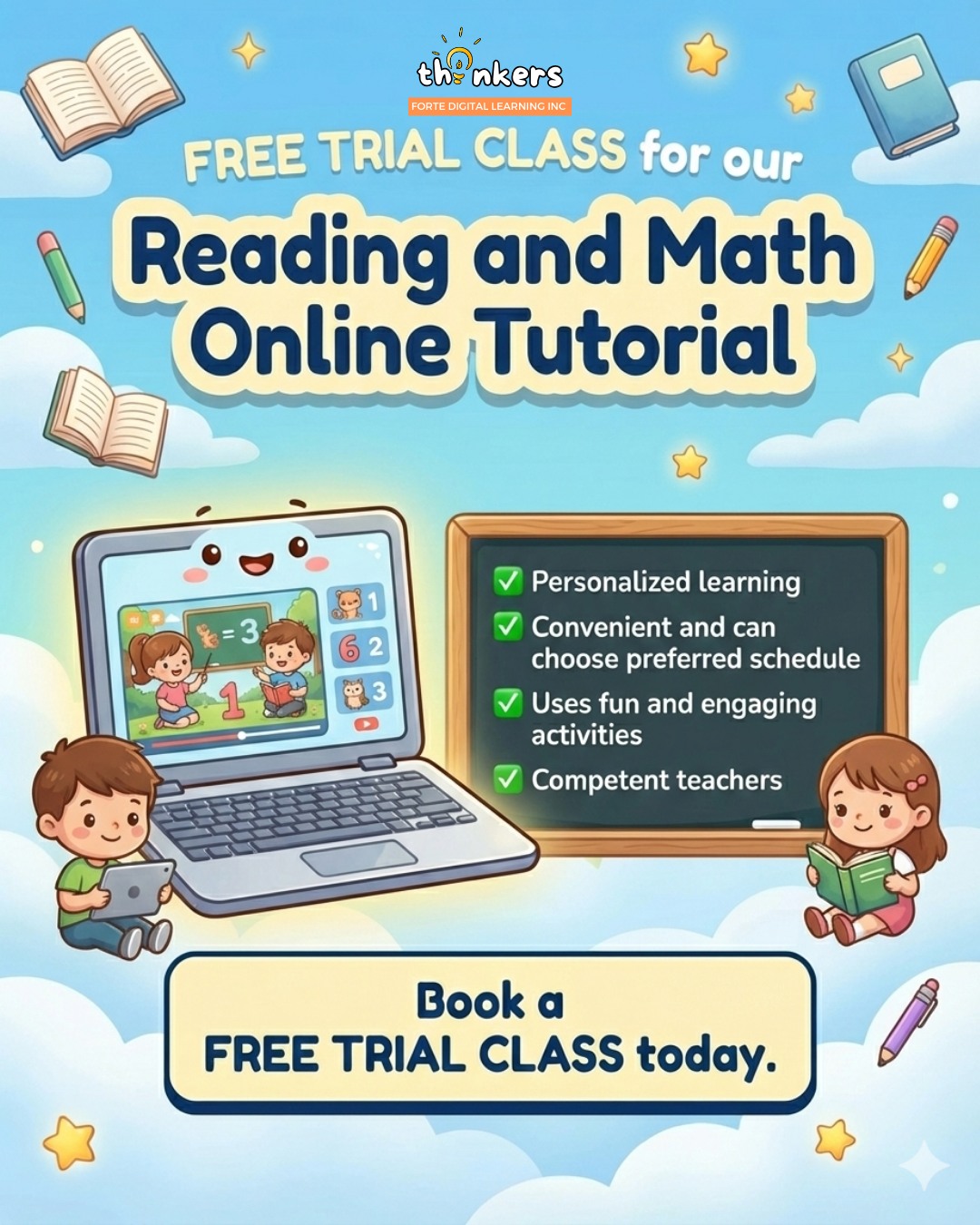Thinkers' Online Tutorial Facebook ad