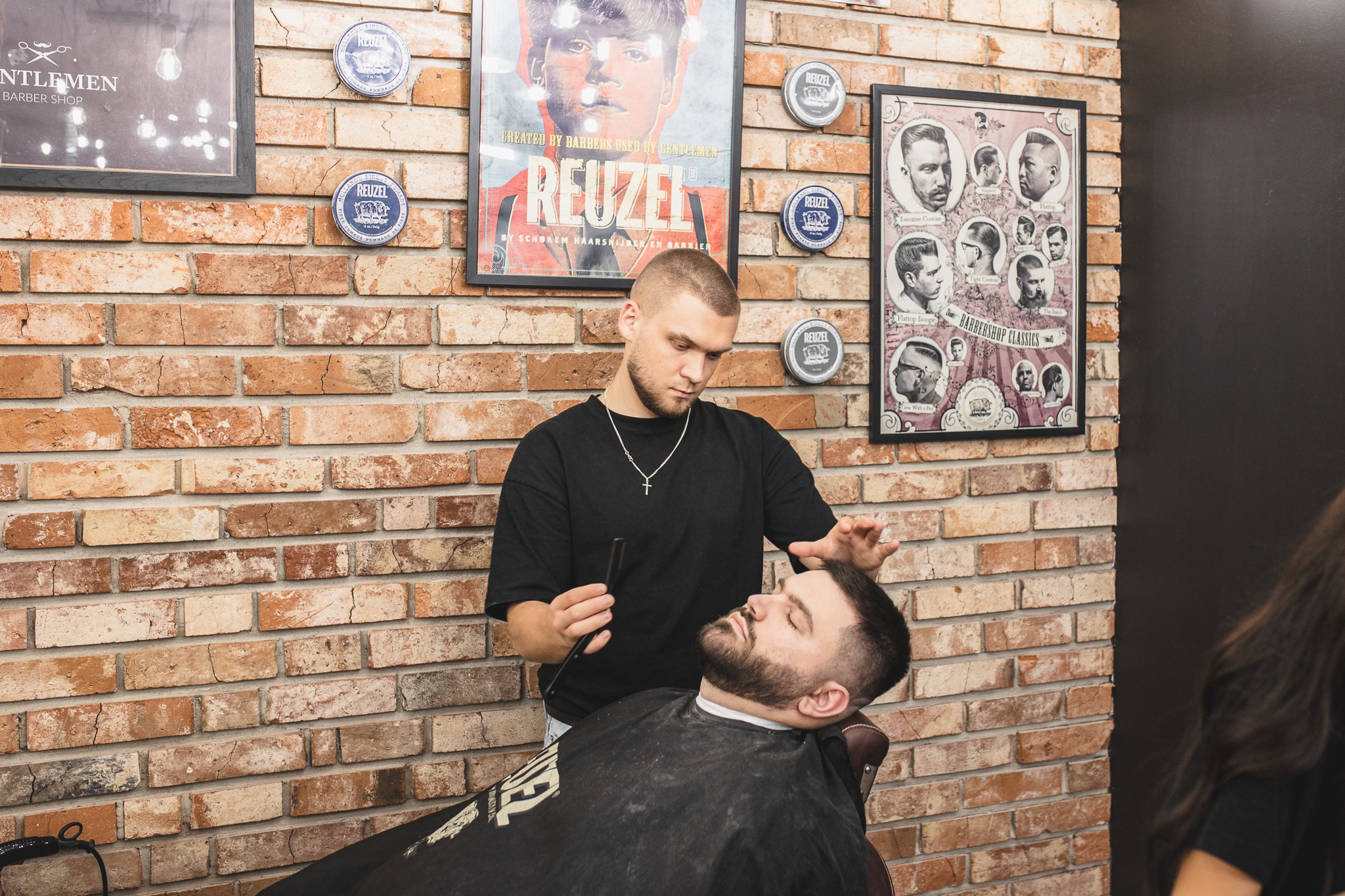 Gentlemen Barber Shop Strażacka ad creative
