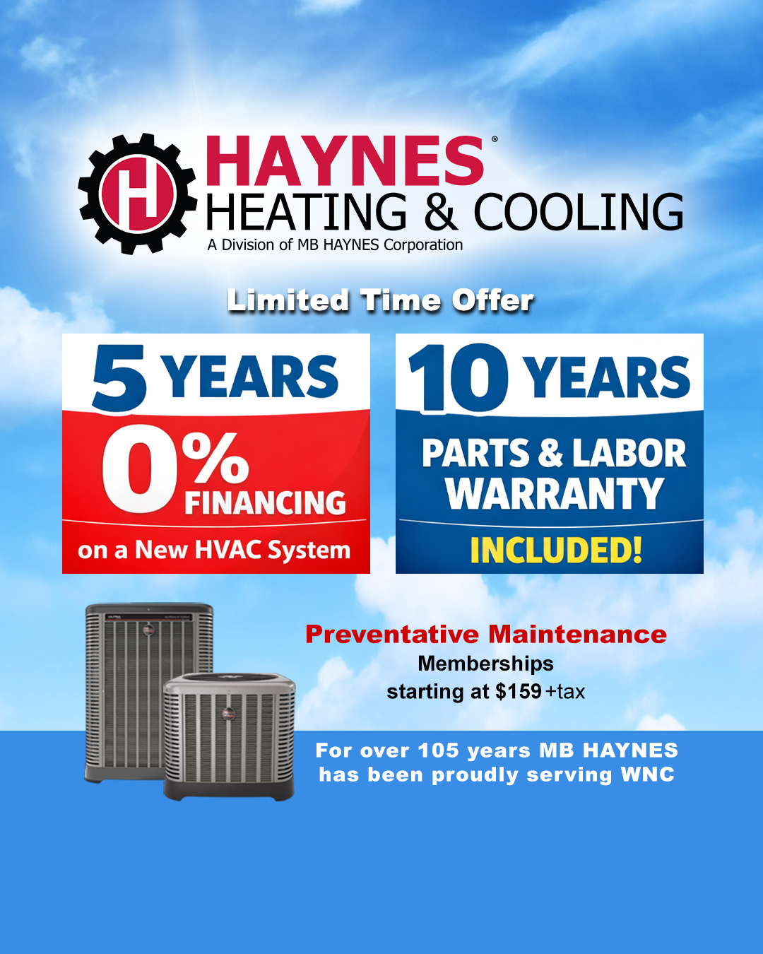 MB HAYNES Corporation Facebook ad