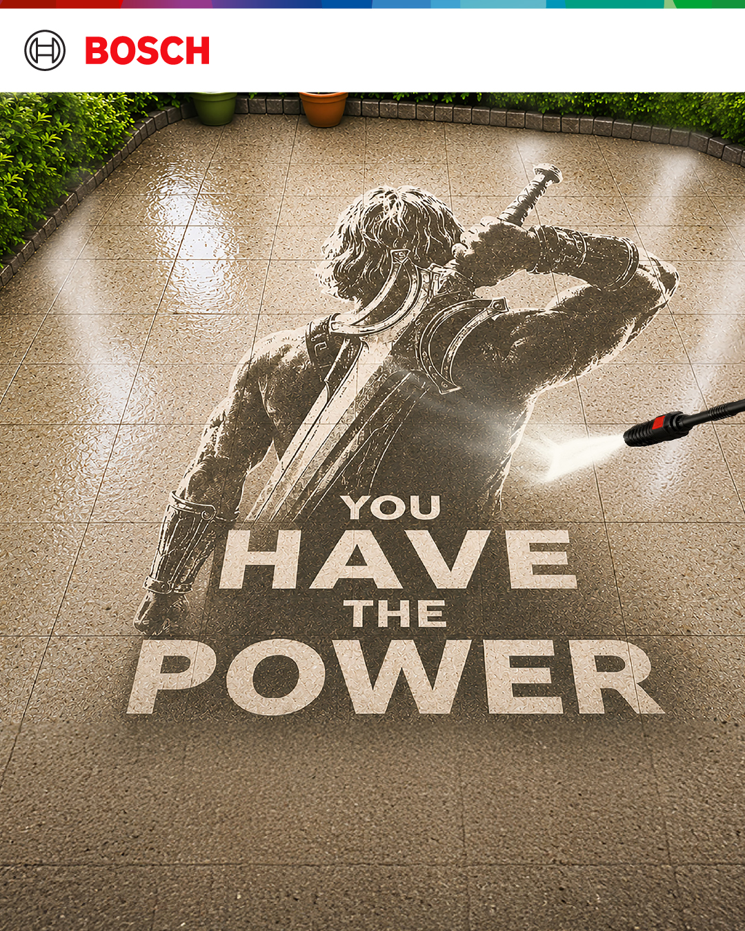 Bosch DIY and Garden Facebook ad: Master every cleaning challenge with the power of…