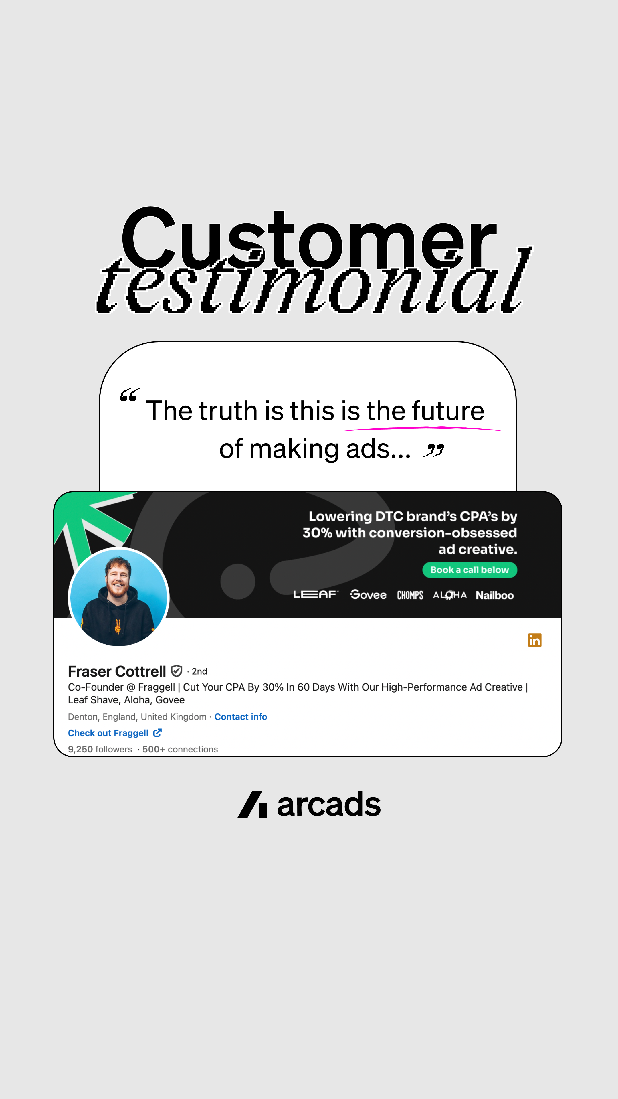 Arcads AI Facebook ad